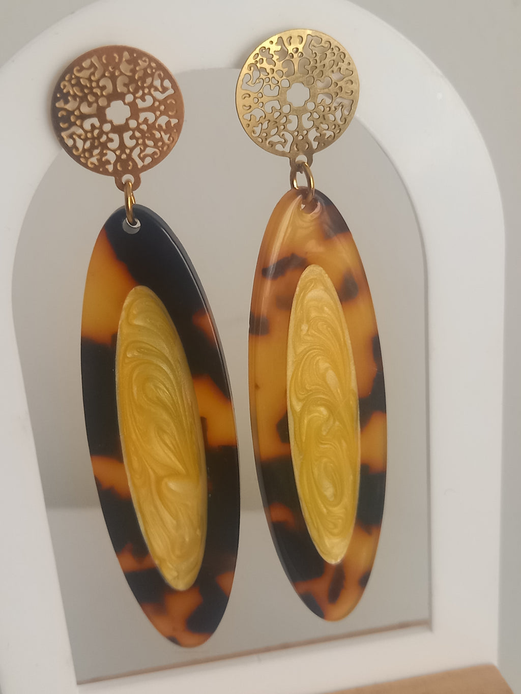 Boucles d'oreilles automne
