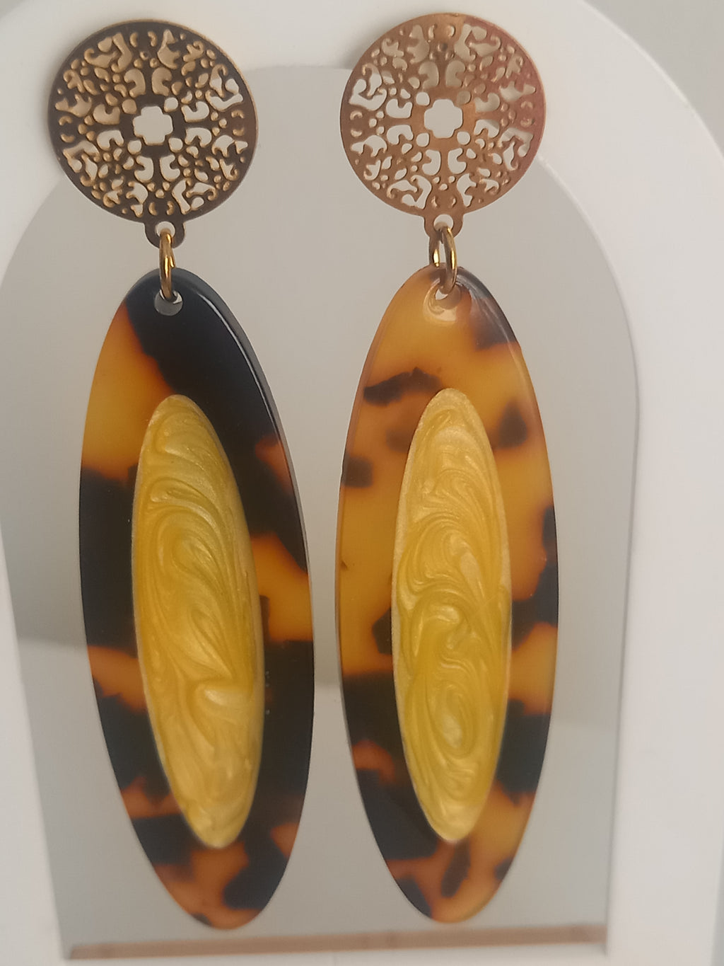 Boucles d'oreilles automne
