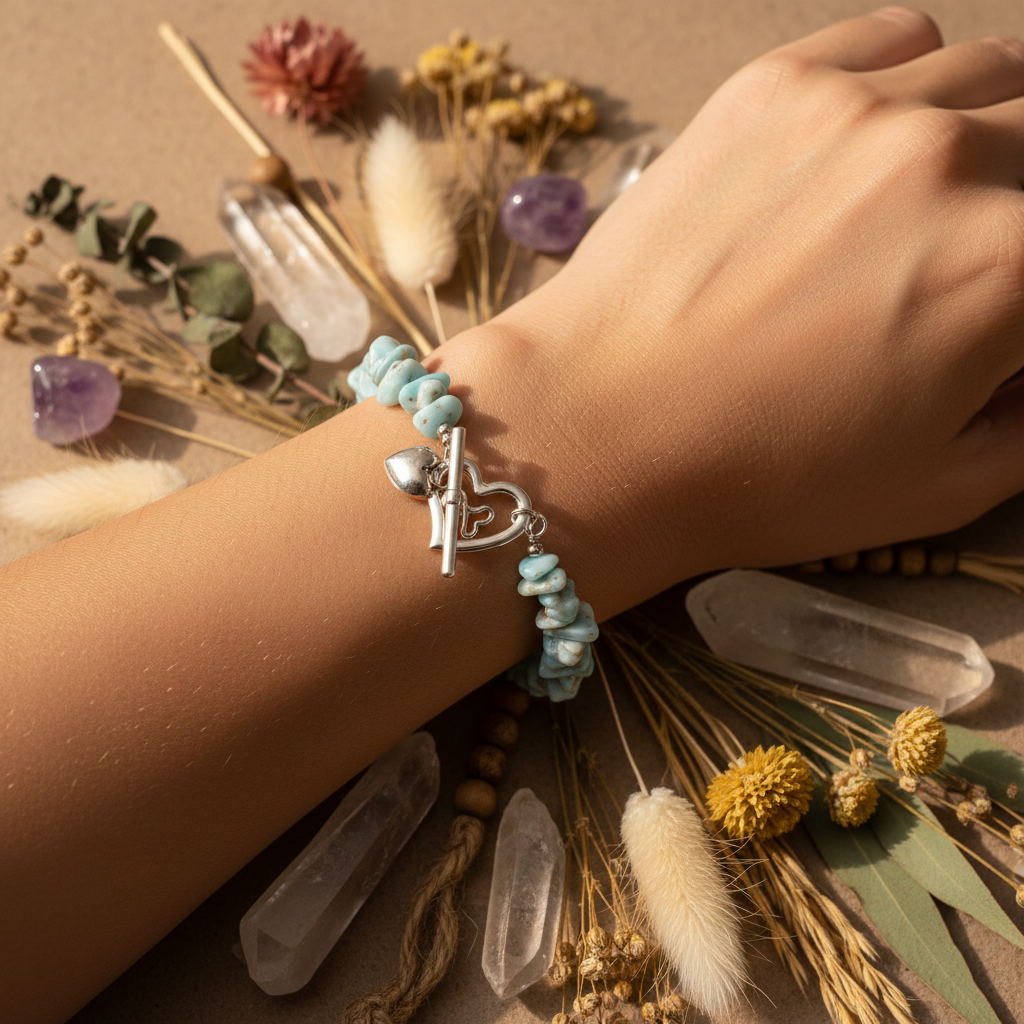 Bracelet Larimar Bohème
