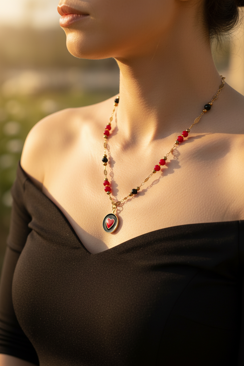Collier Johanna – Porté