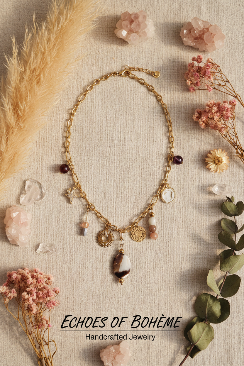 Collier Loana flat lay