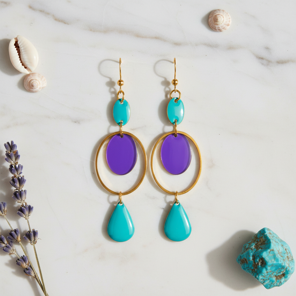 Émail Bleu & Violet