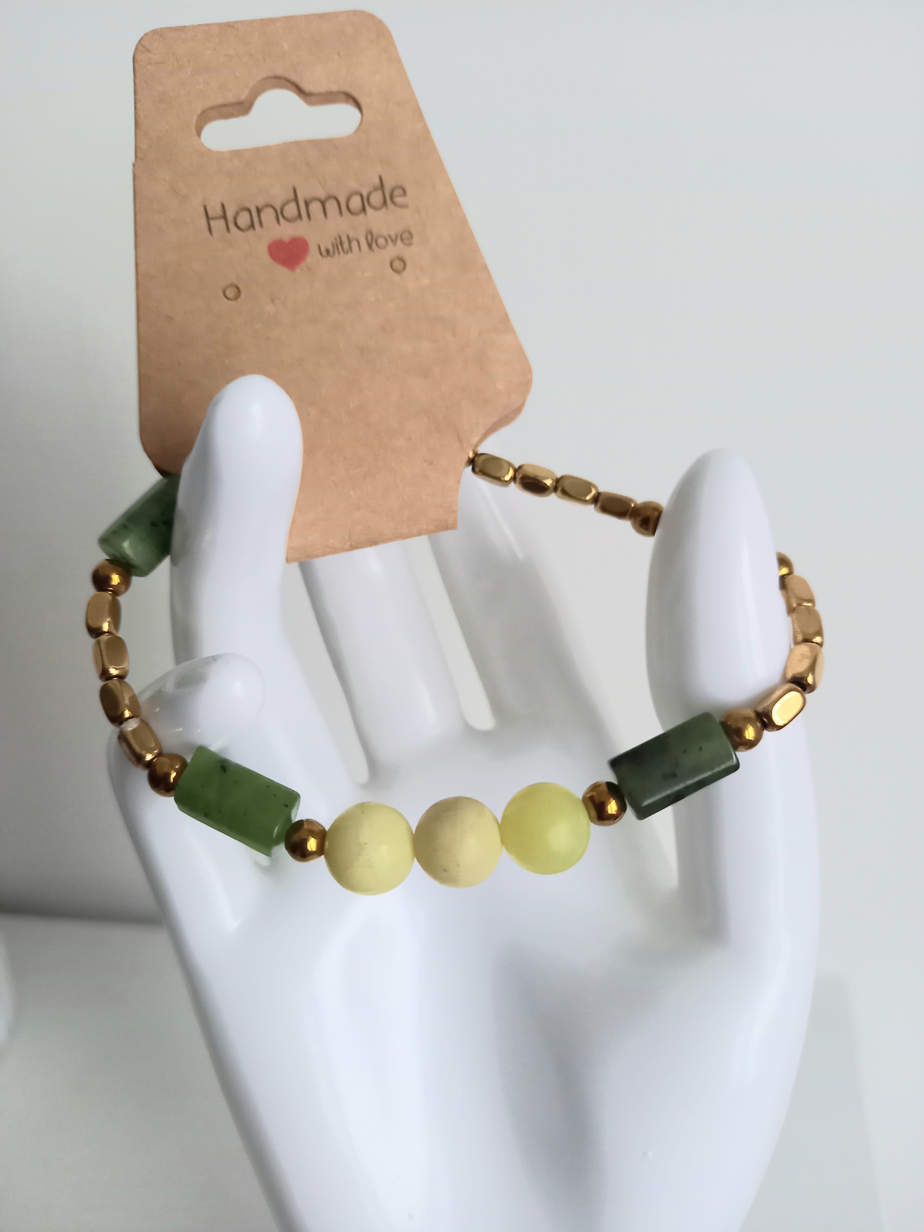 Bracelet lithothérapie jade