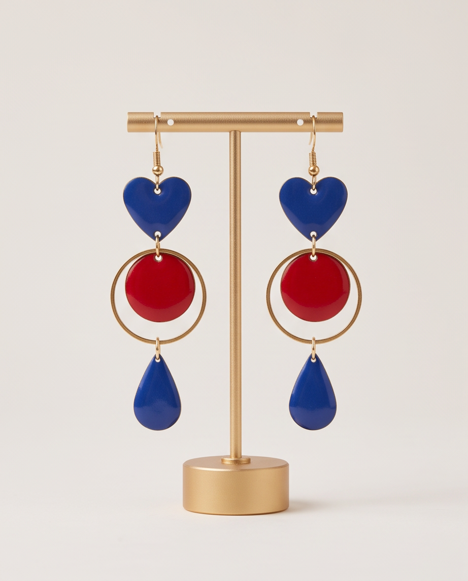 Boucles d'oreilles tendance barbara
