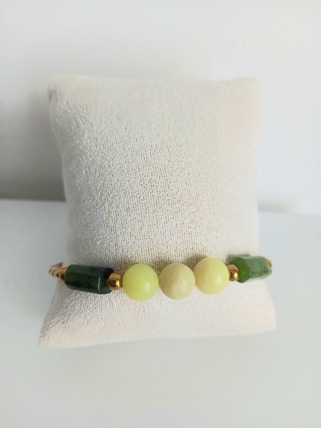 Bracelet lithothérapie jade