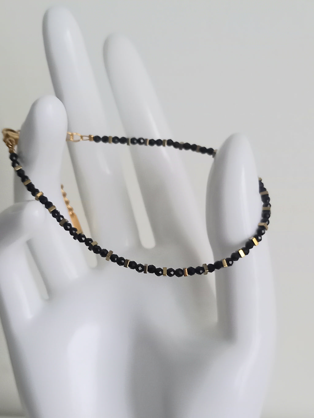 Bracelet acier inoxydable et pierre