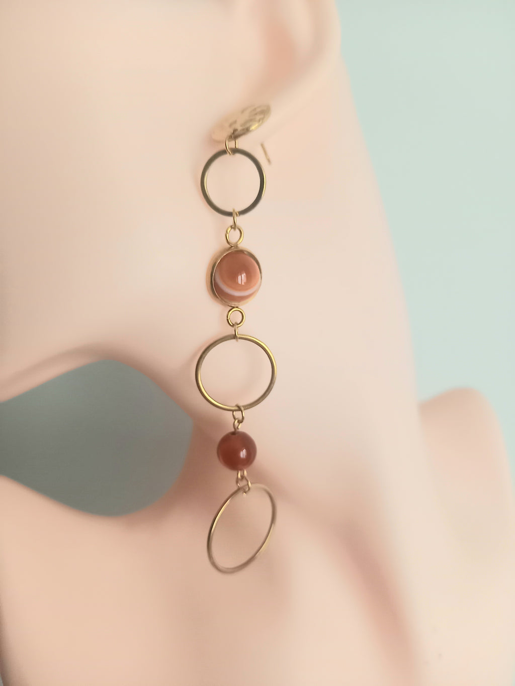 Boucles d'oreilles acier inoxydable jana