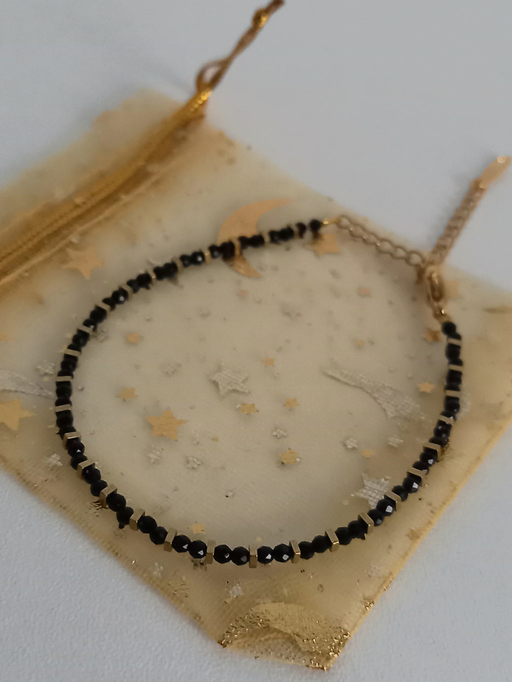 Bracelet acier inoxydable et pierre