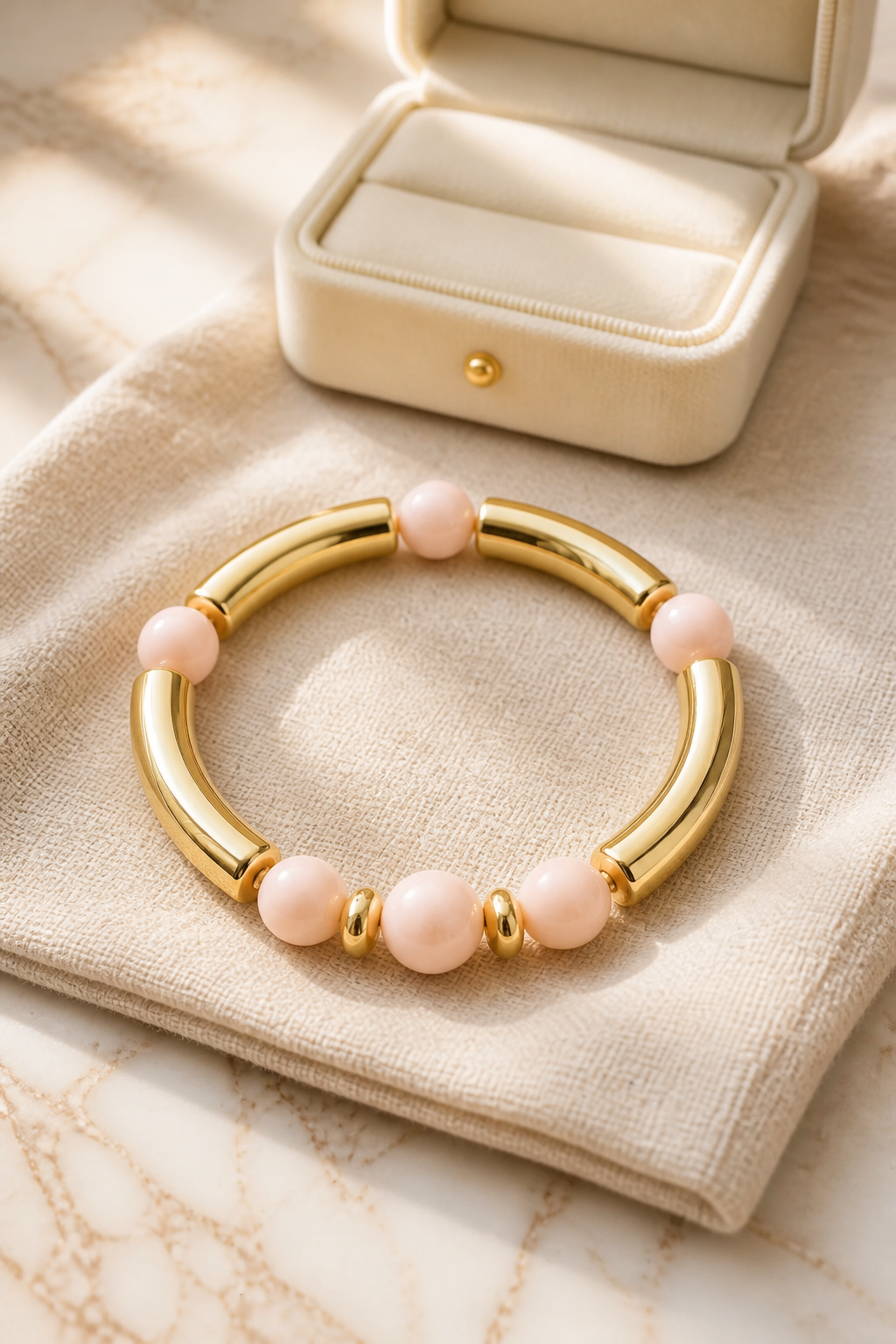 Bracelet élégant verre et lumière