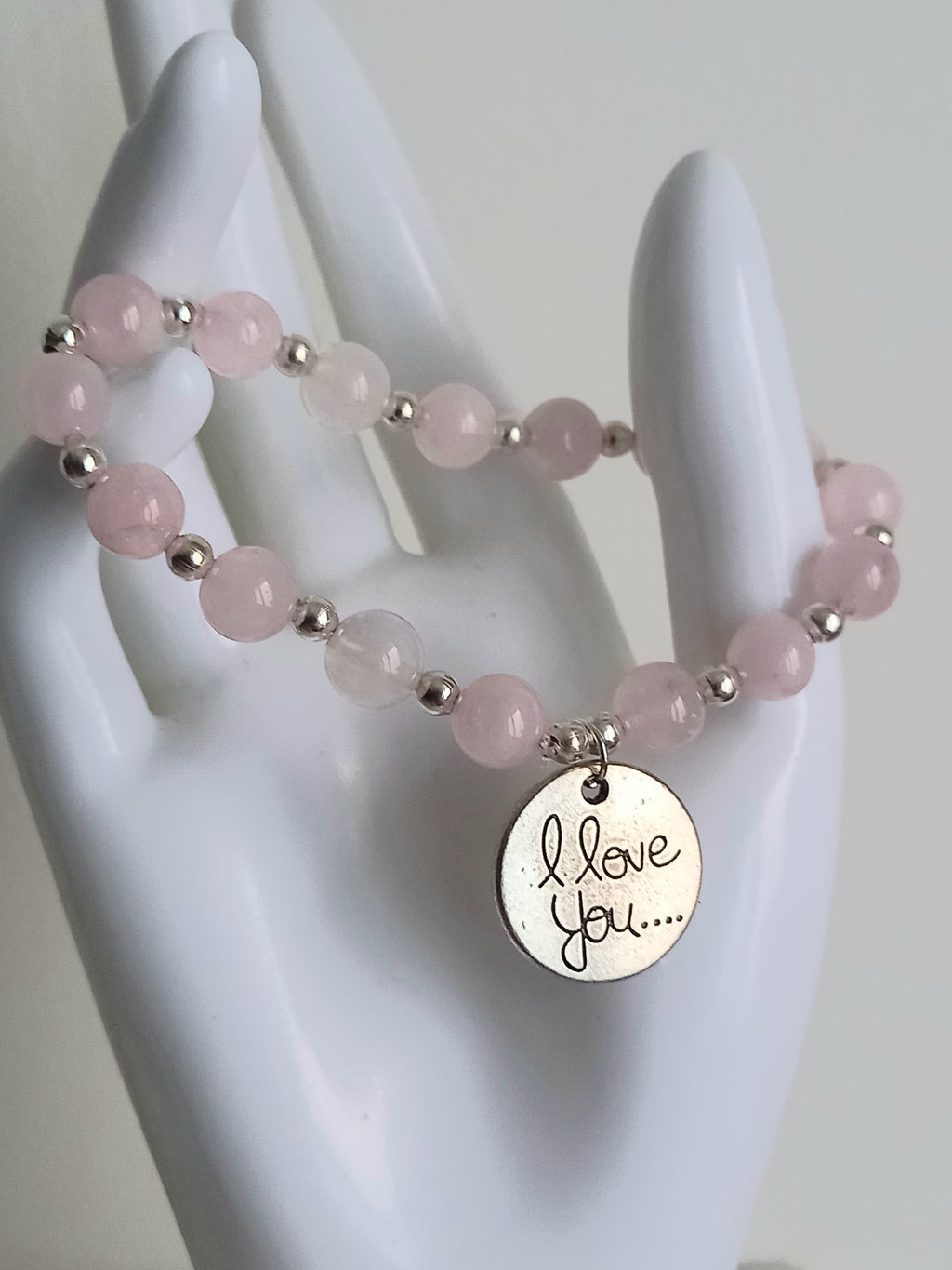 Bracelet lithothérapie love