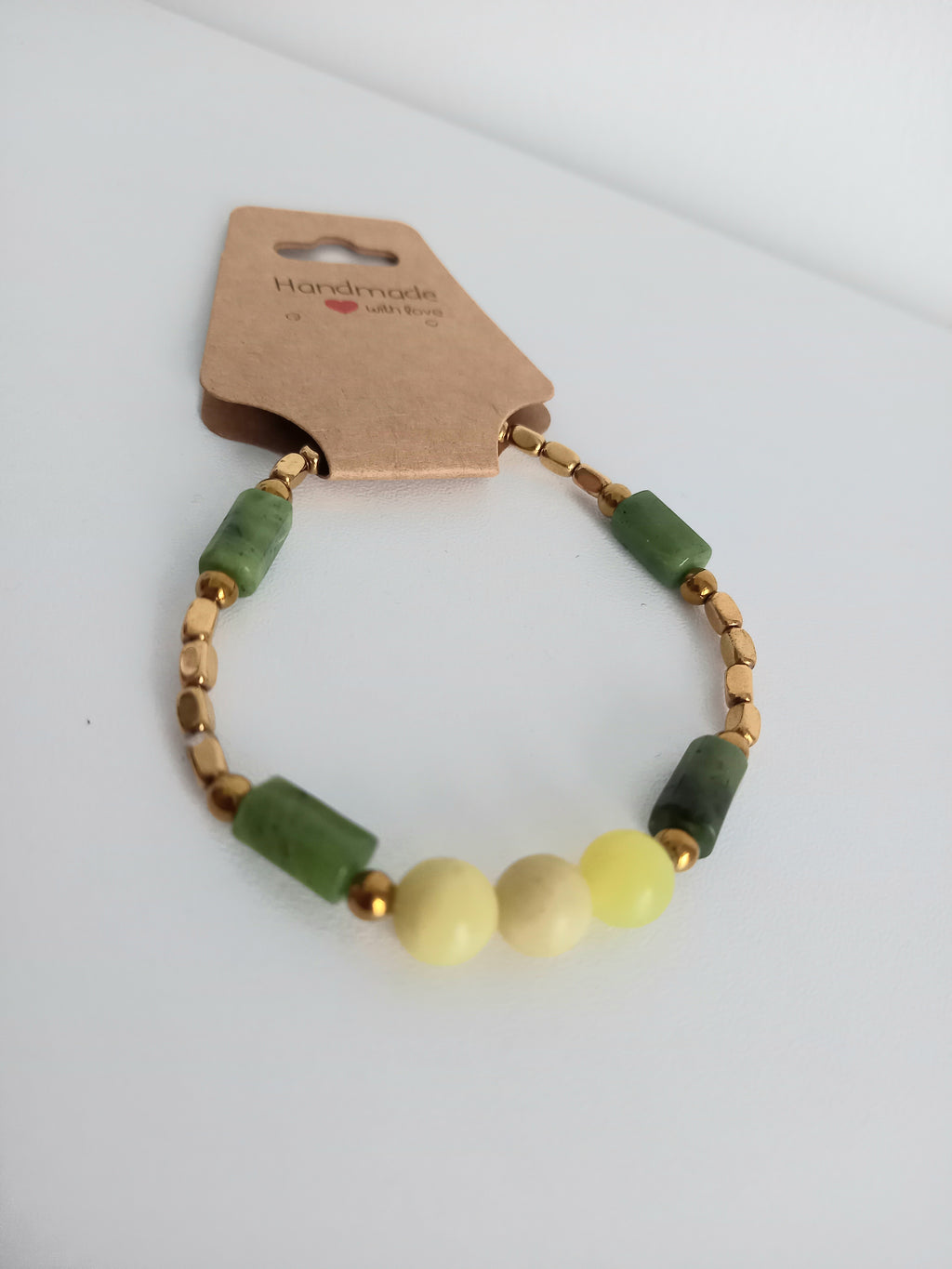 Bracelet lithothérapie jade