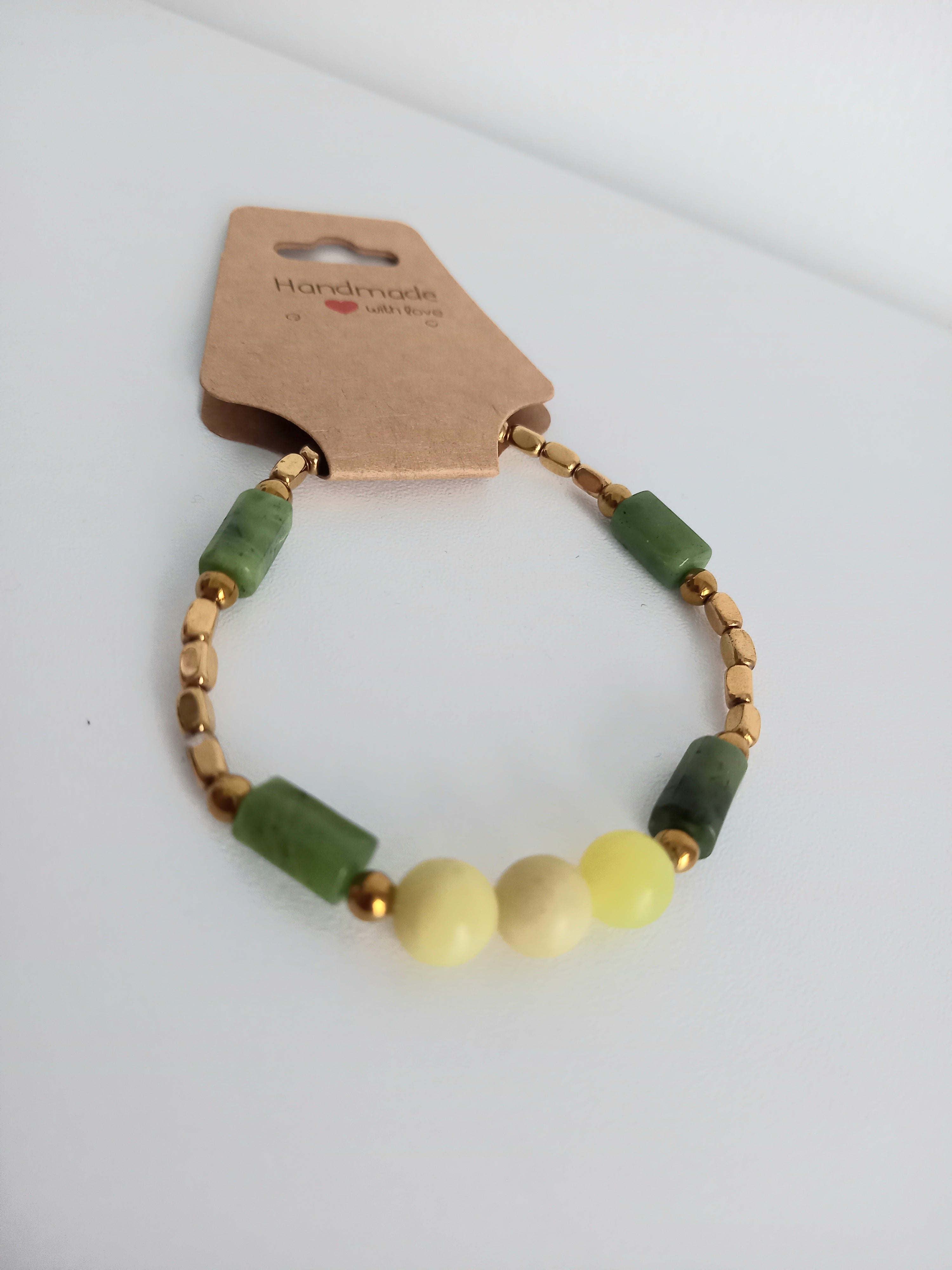 Bracelet lithothérapie jade
