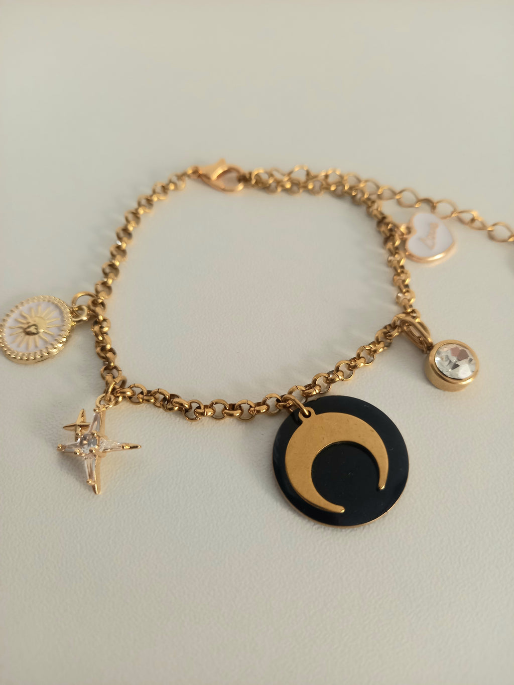 Bracelet acier inoxydable luna