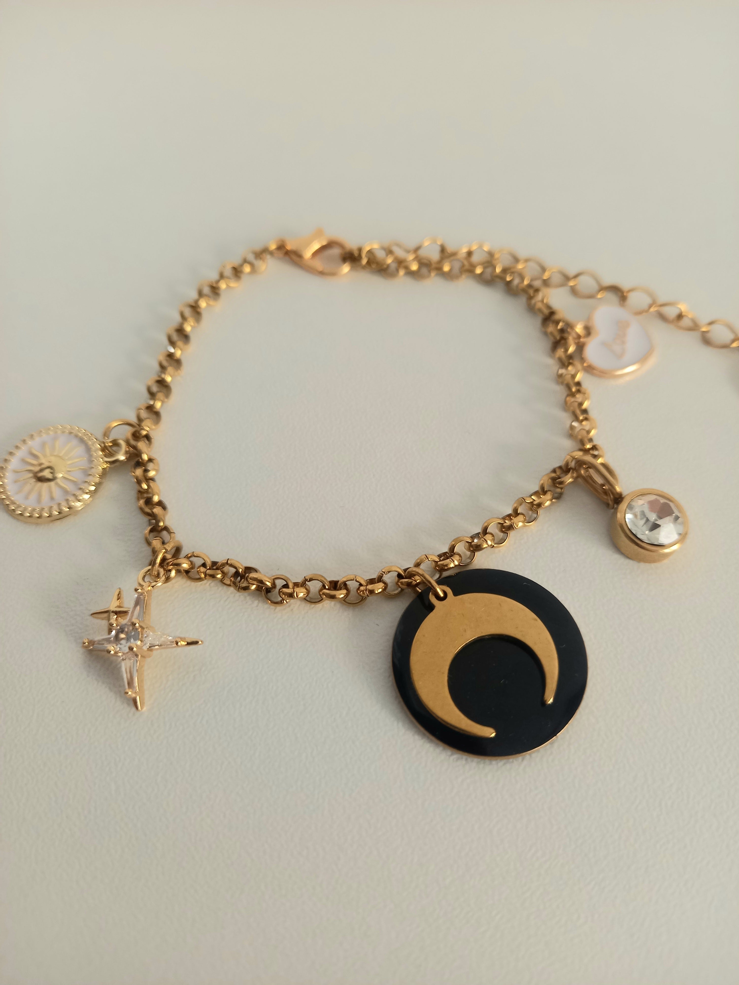 Bracelet acier inoxydable luna