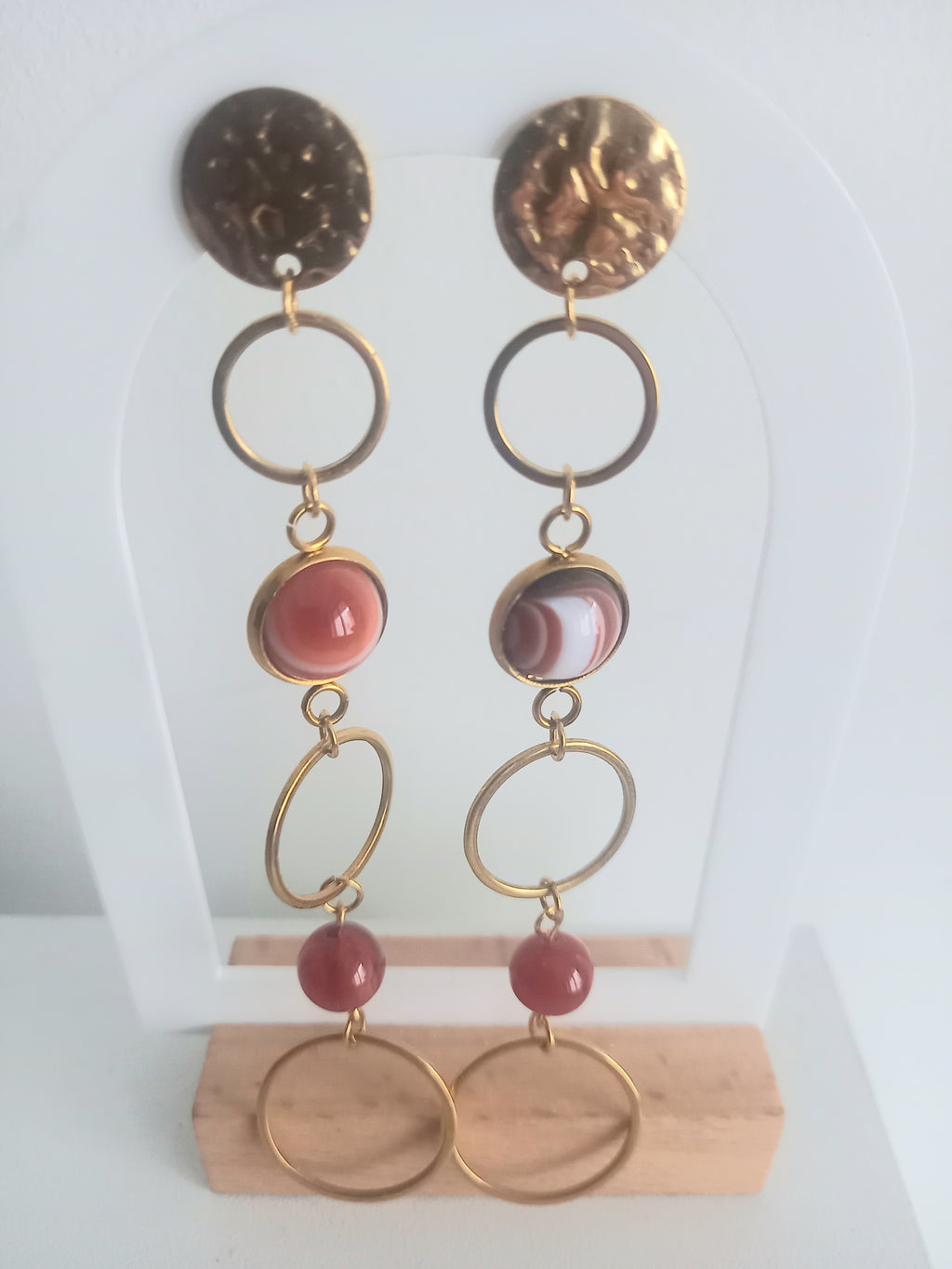 Boucles d'oreilles acier inoxydable jana