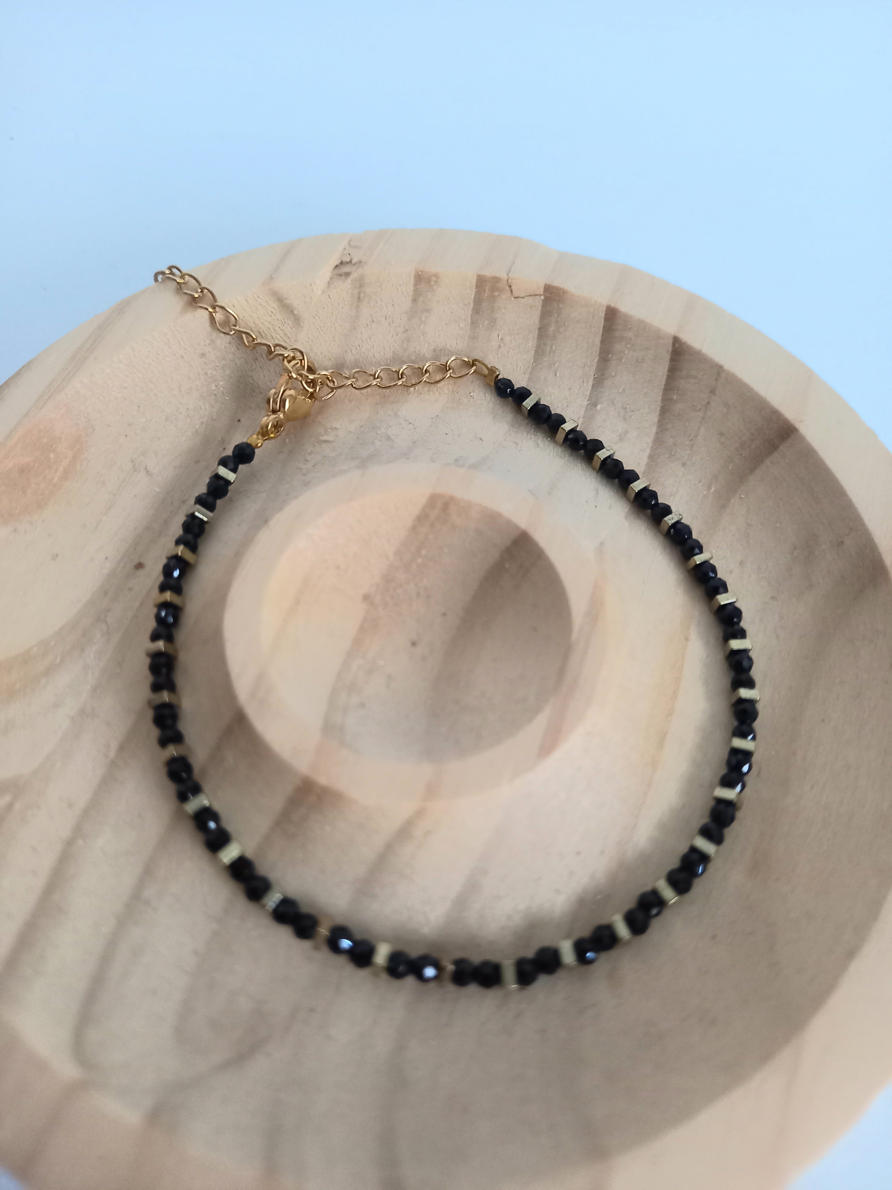 Bracelet acier inoxydable et pierre