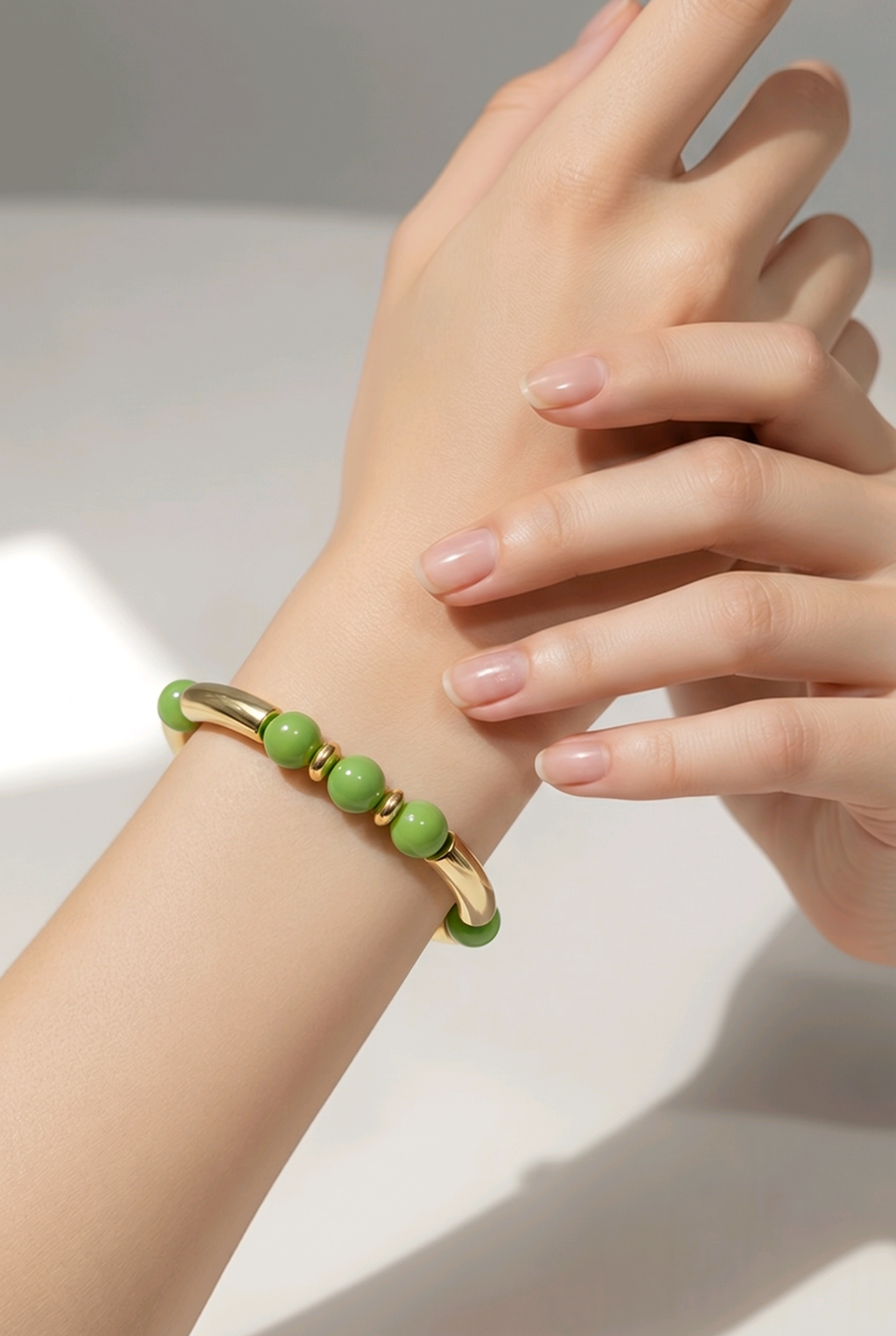 Bracelet élégant verre et lumière