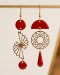 Boucles d'oreilles asymétrique