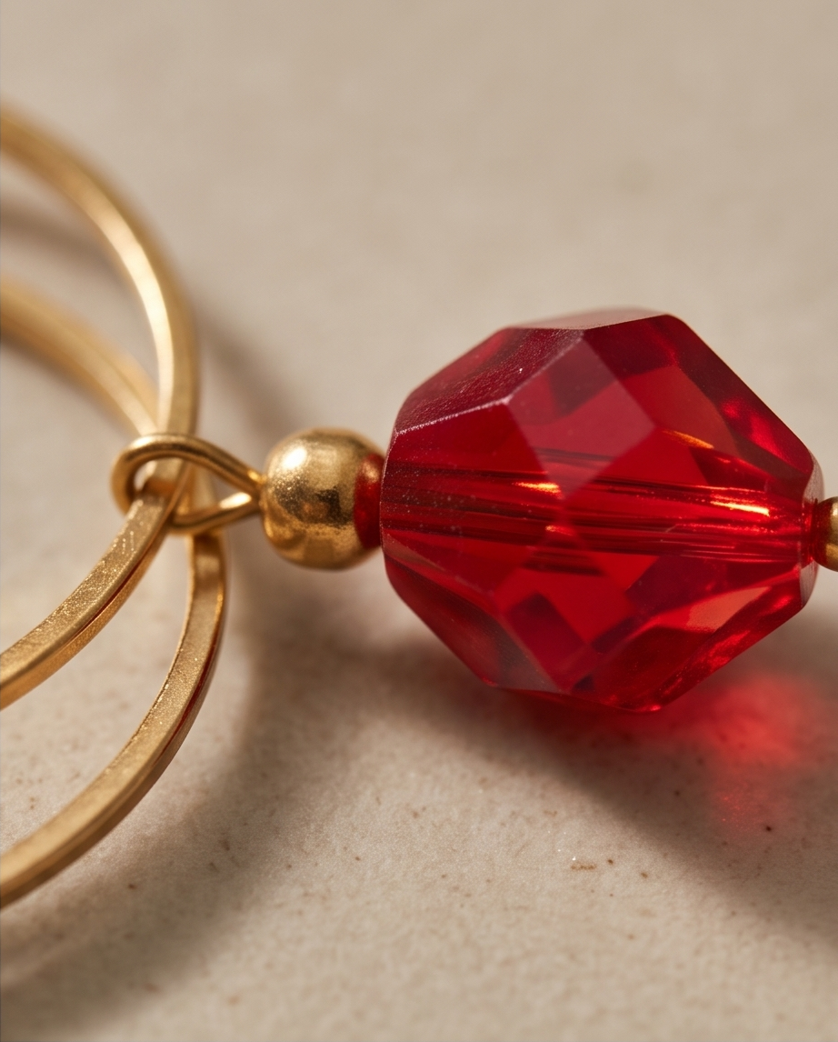Bracelet et boucles d'oreilles perles en cristal