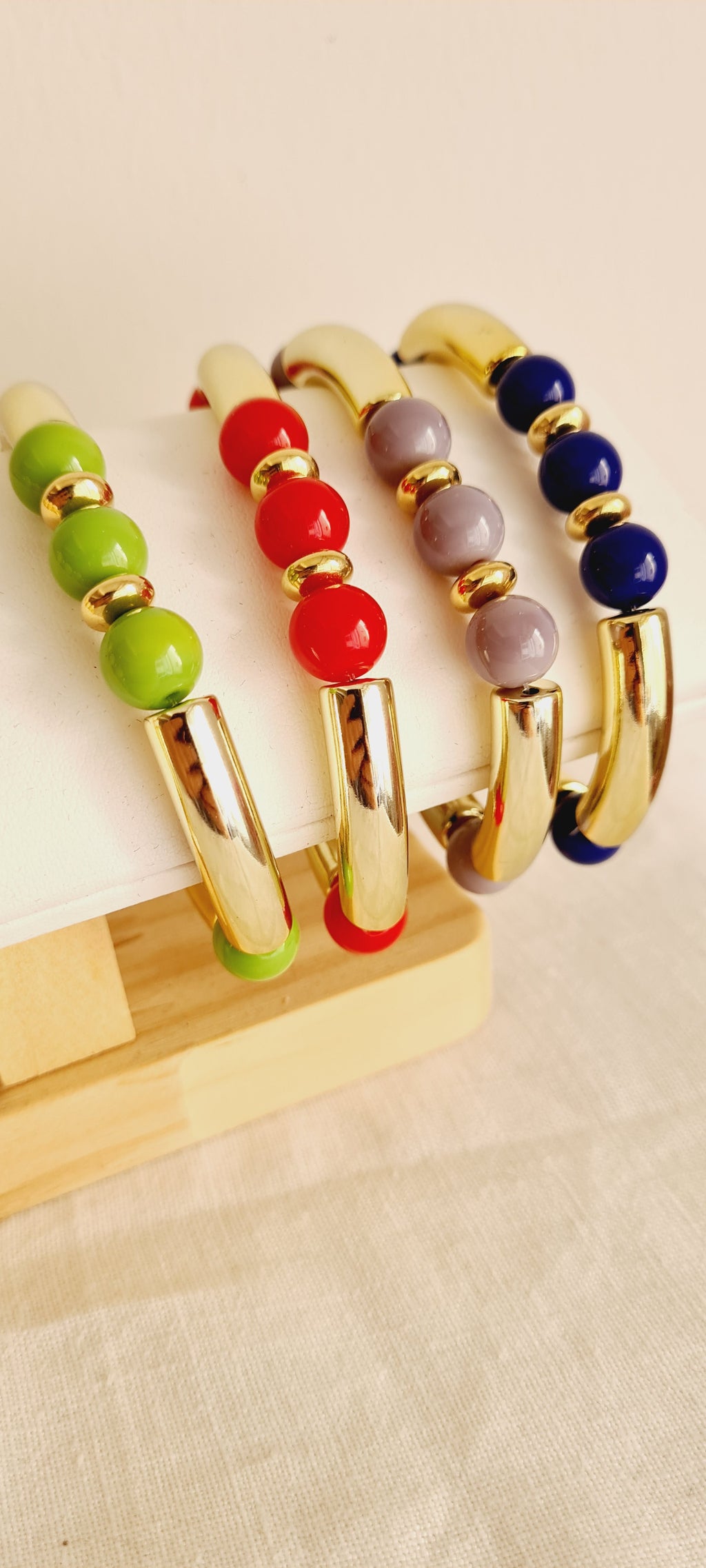 Bracelet élégant verre et lumière