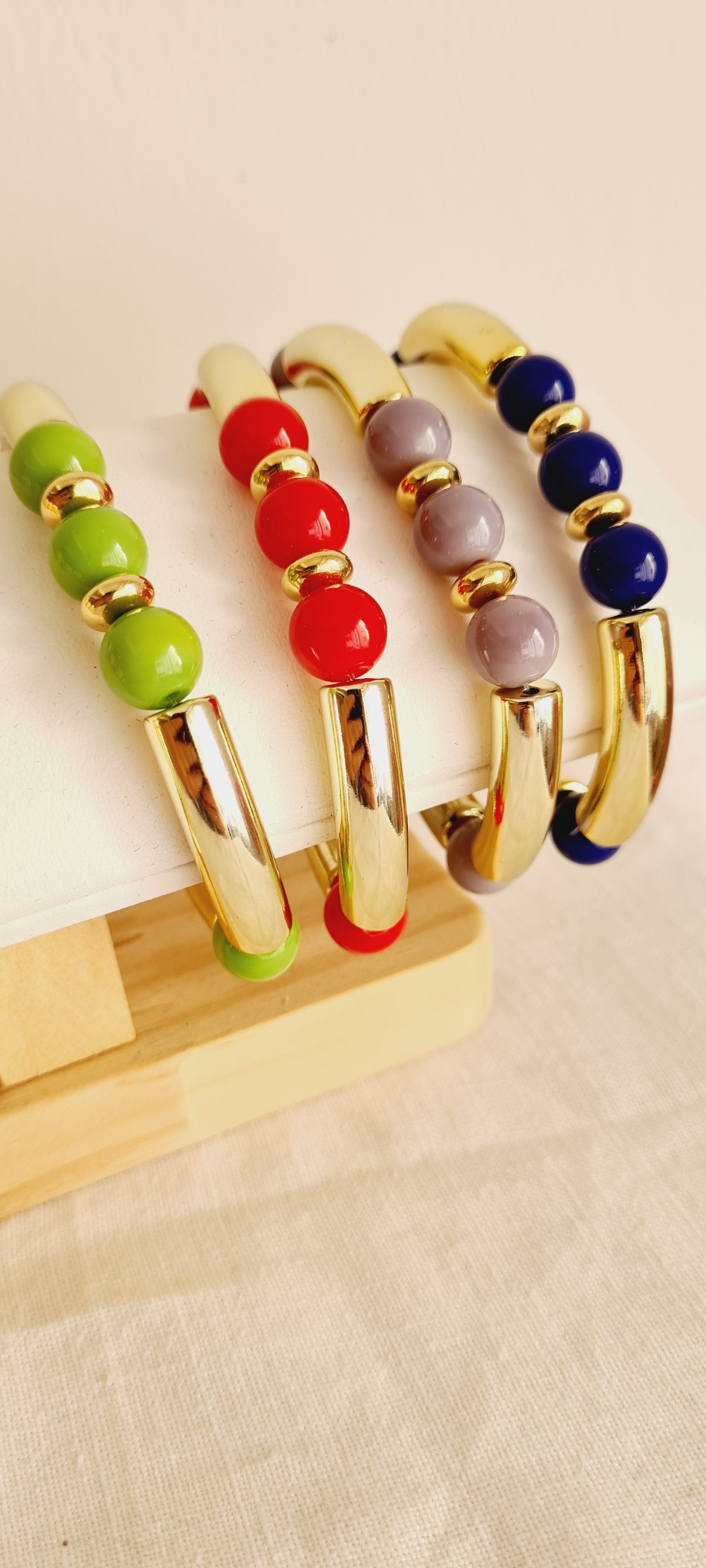 Bracelet élégant verre et lumière