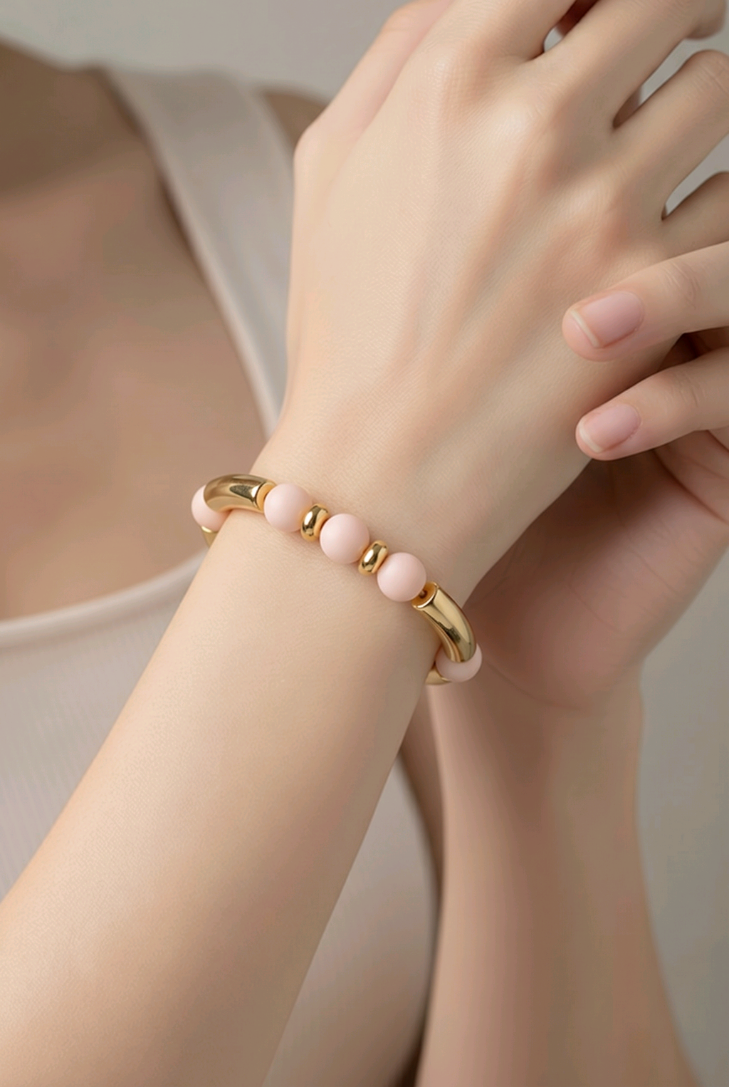 Bracelet élégant verre et lumière
