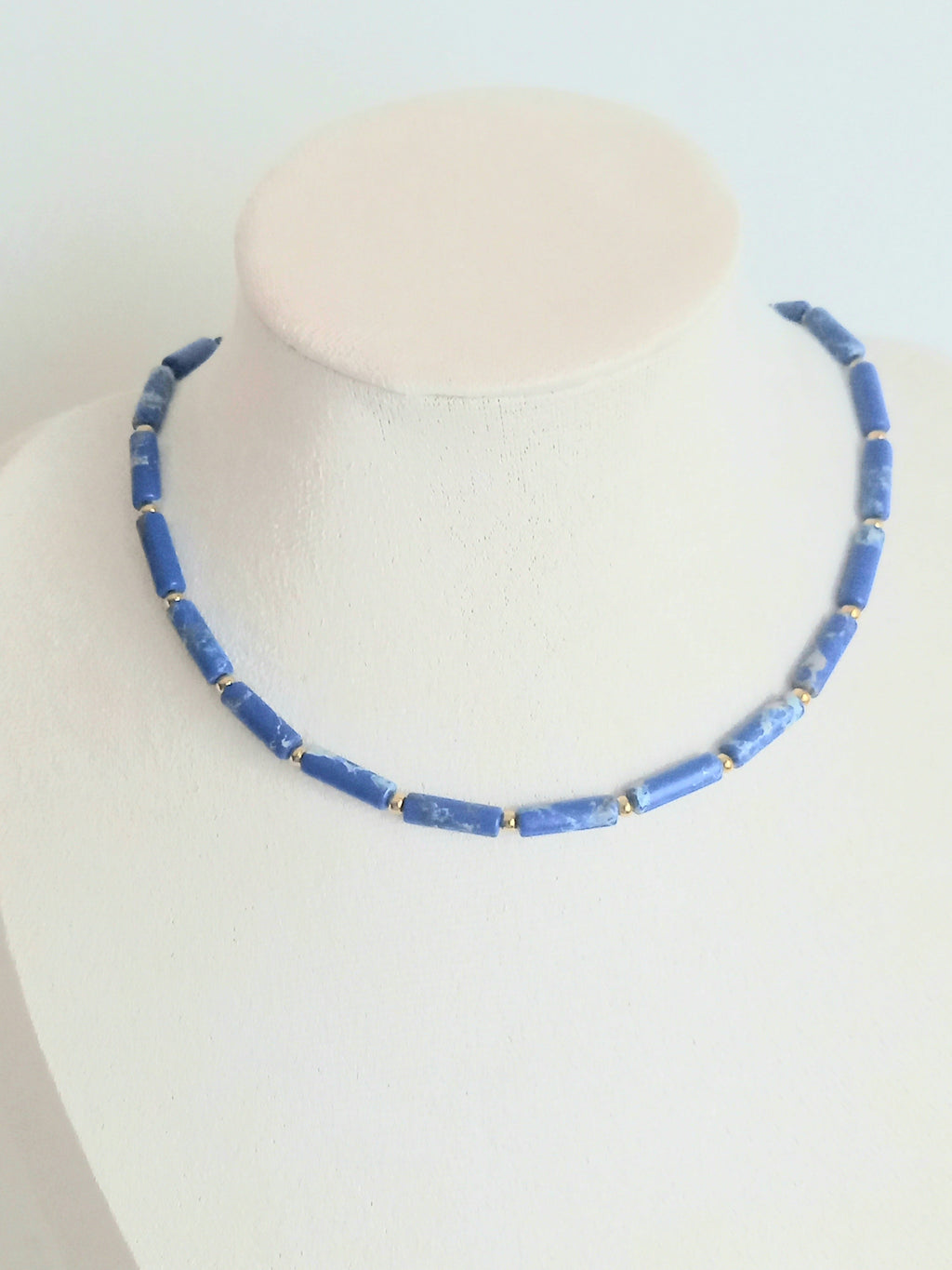 Collier Lapis Lazuli – Perles Naturelles & Lithothérapie | Fait Main France