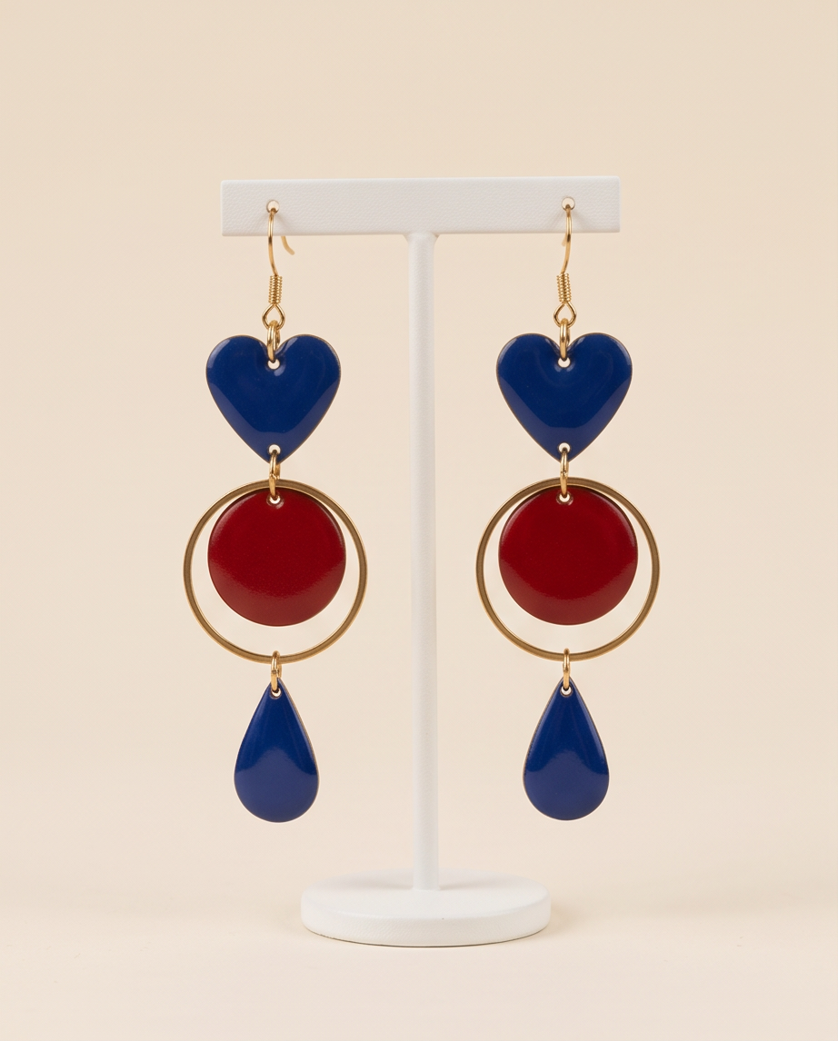 Boucles d'oreilles tendance barbara