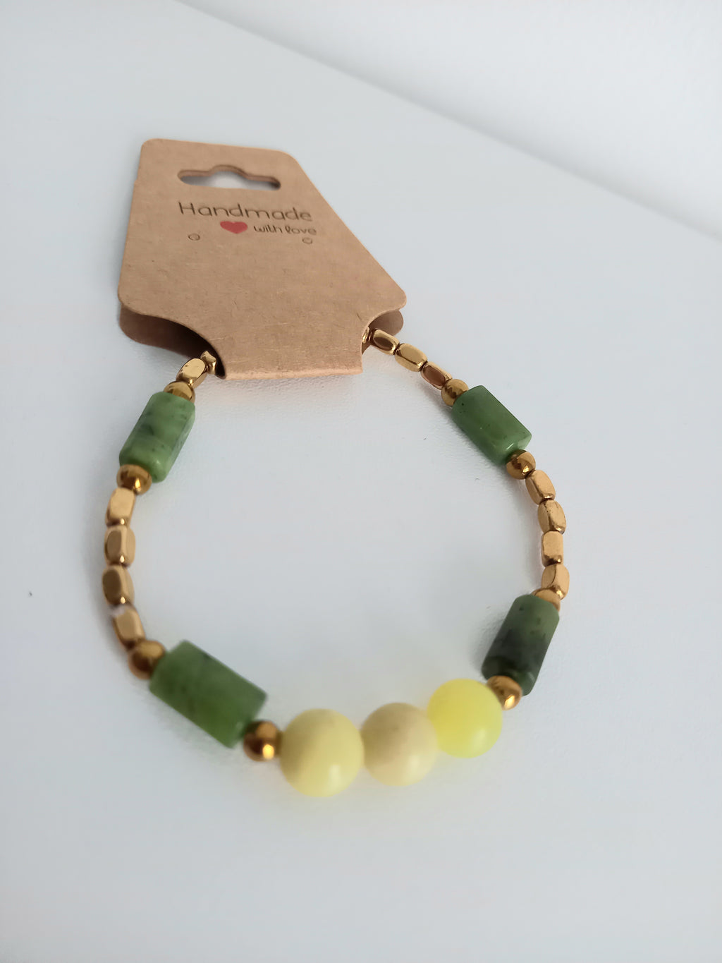 Bracelet lithothérapie jade