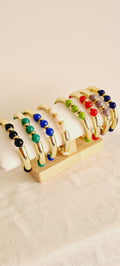 Bracelet élégant verre et lumière