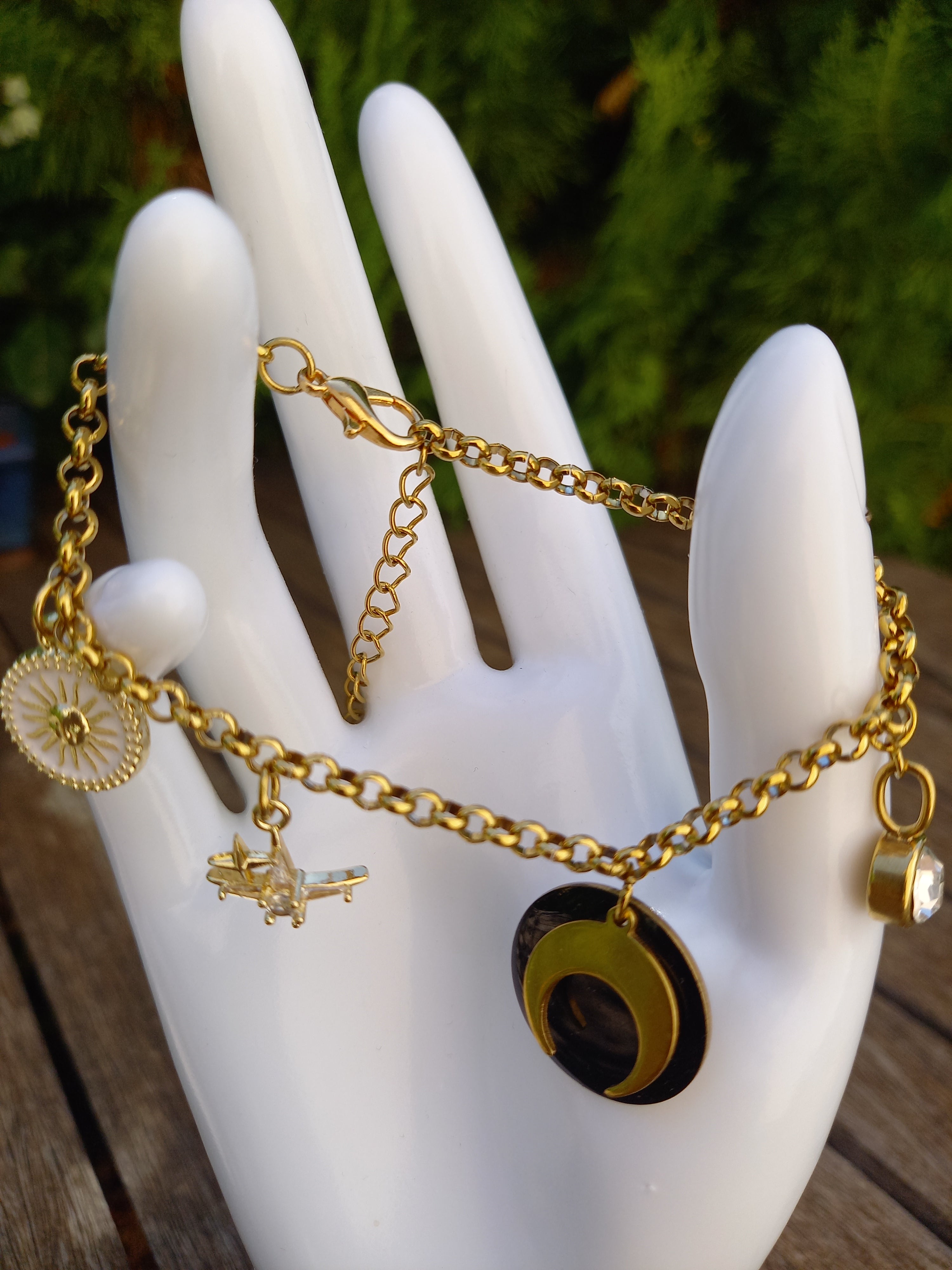 Bracelet acier inoxydable luna