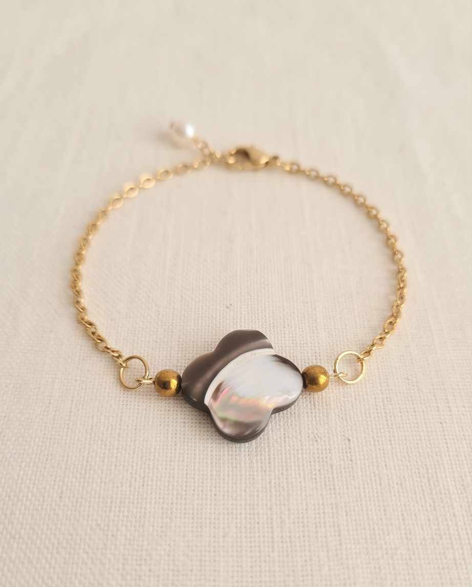 Bracelet Naia — Nacre & Acier Inoxydable