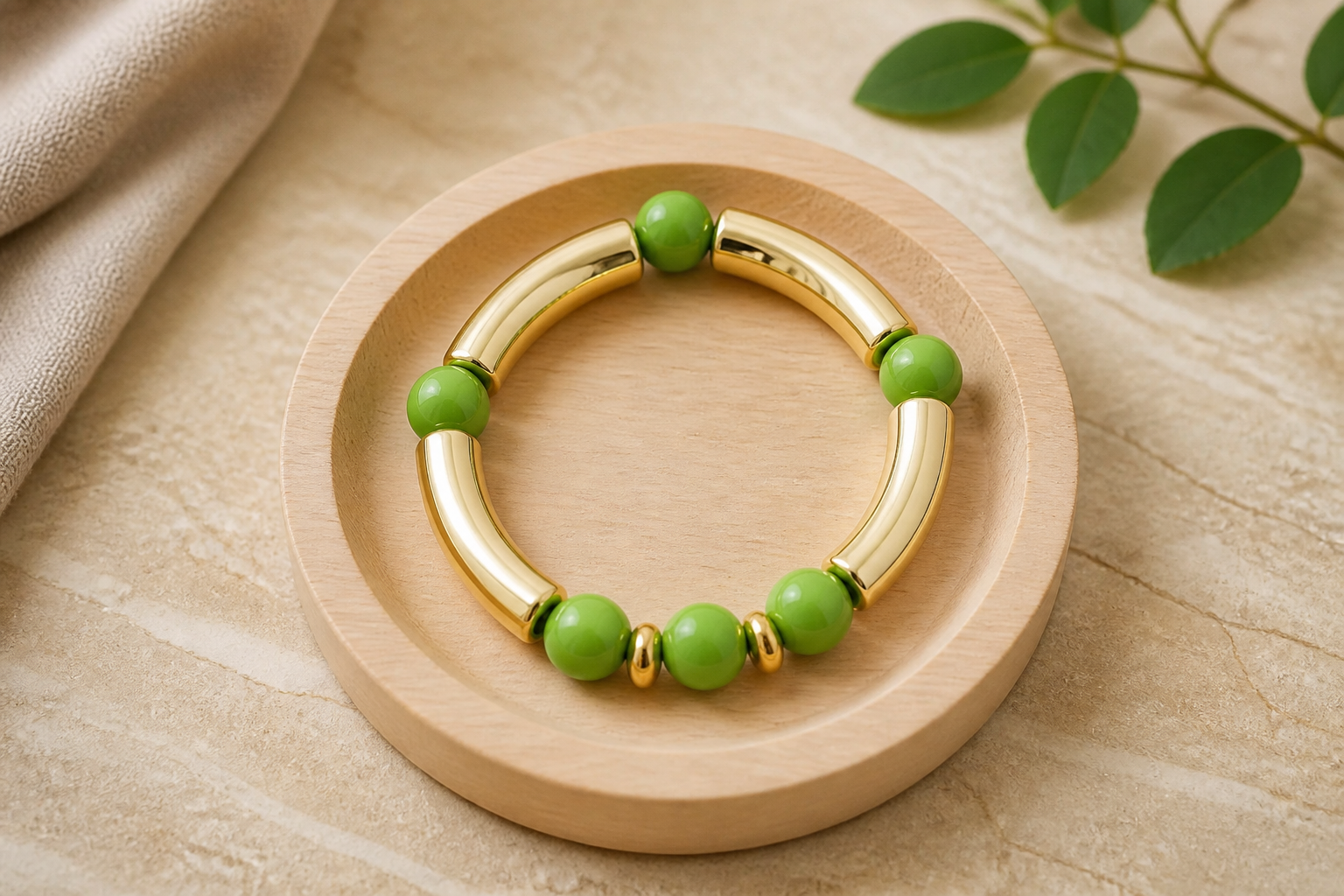 Bracelet élégant verre et lumière