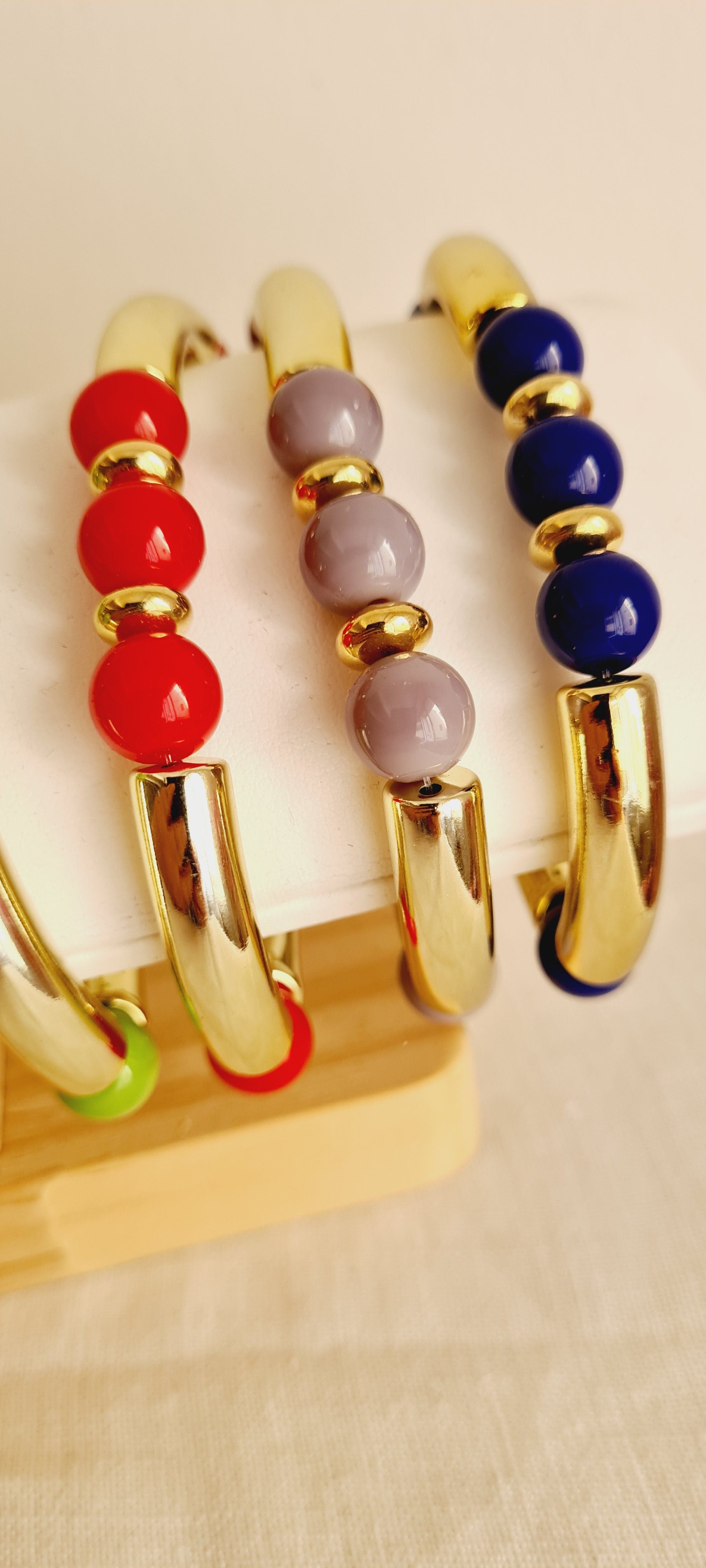 Bracelet élégant verre et lumière