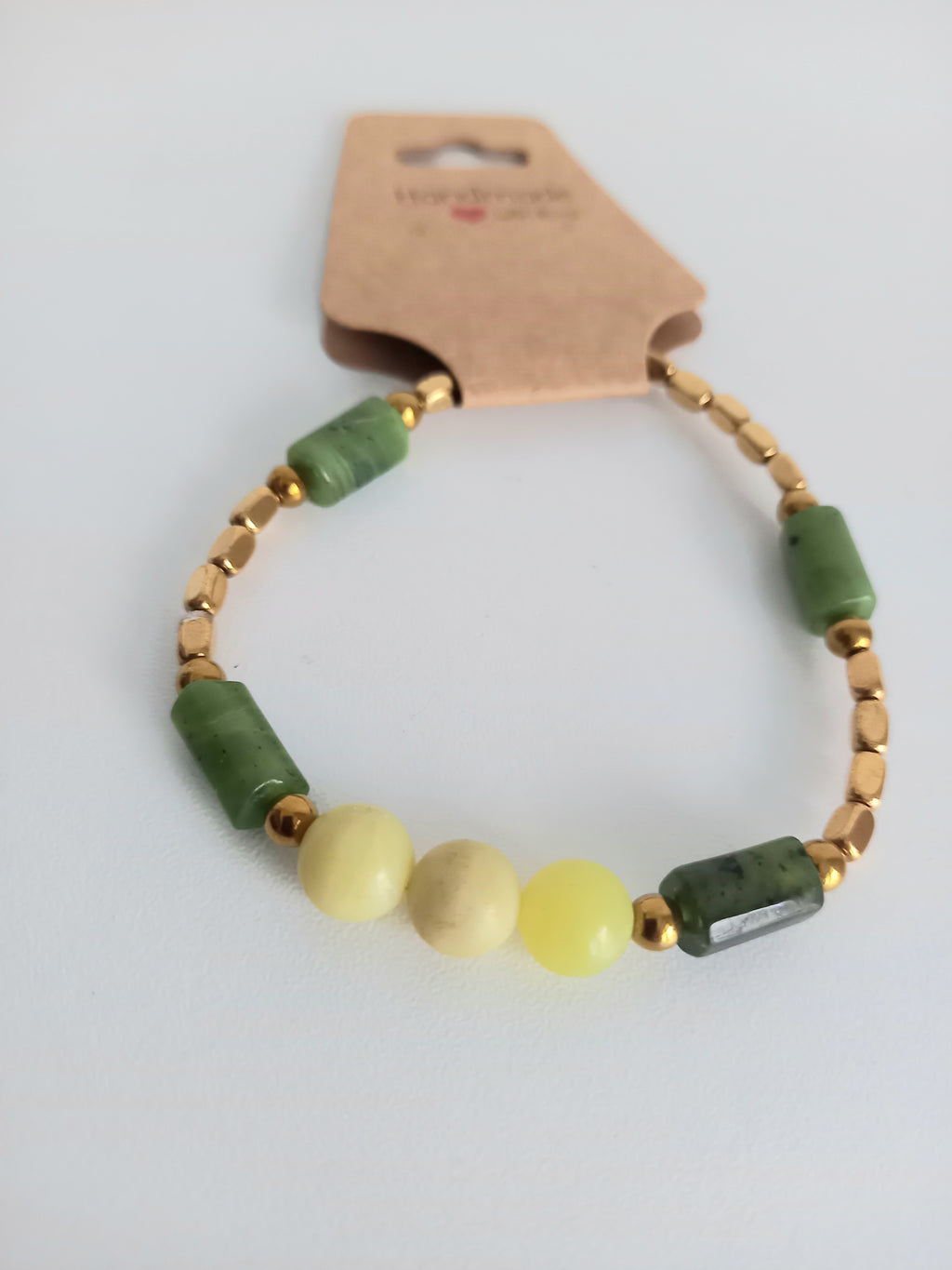 Bracelet lithothérapie jade