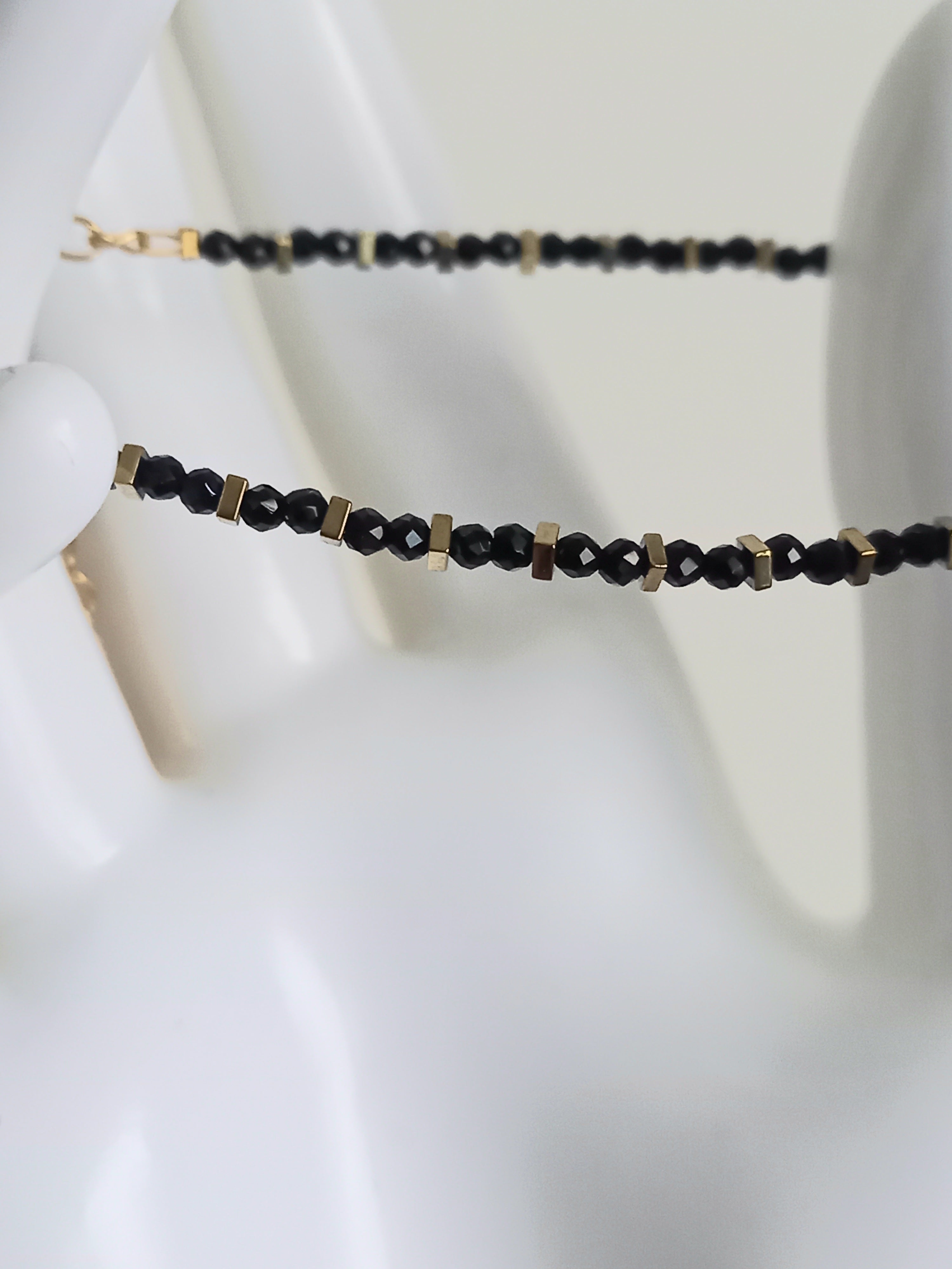 Bracelet acier inoxydable et pierre