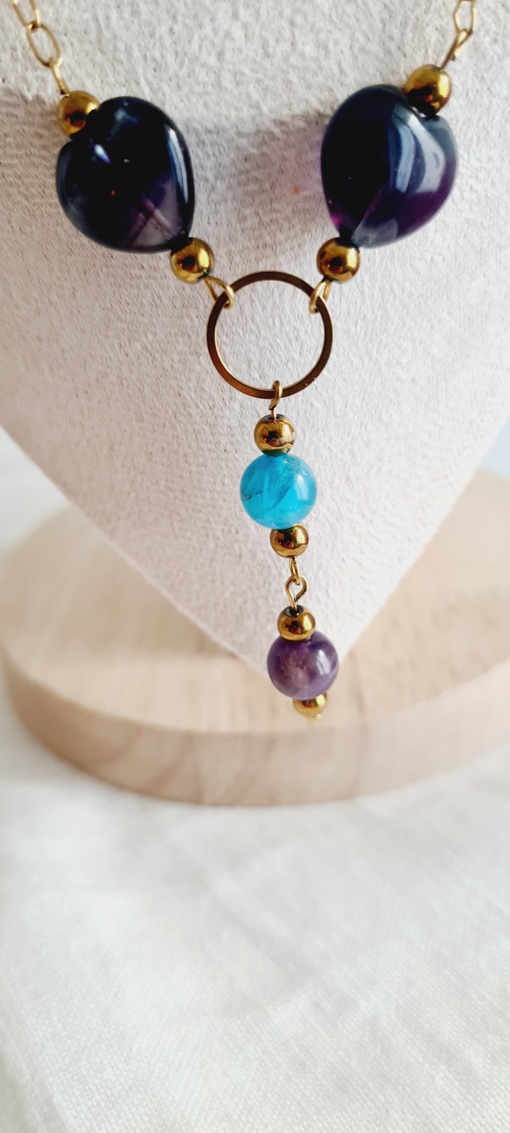 Collier Clara - Pierre Naturelle & Acier Inoxydable