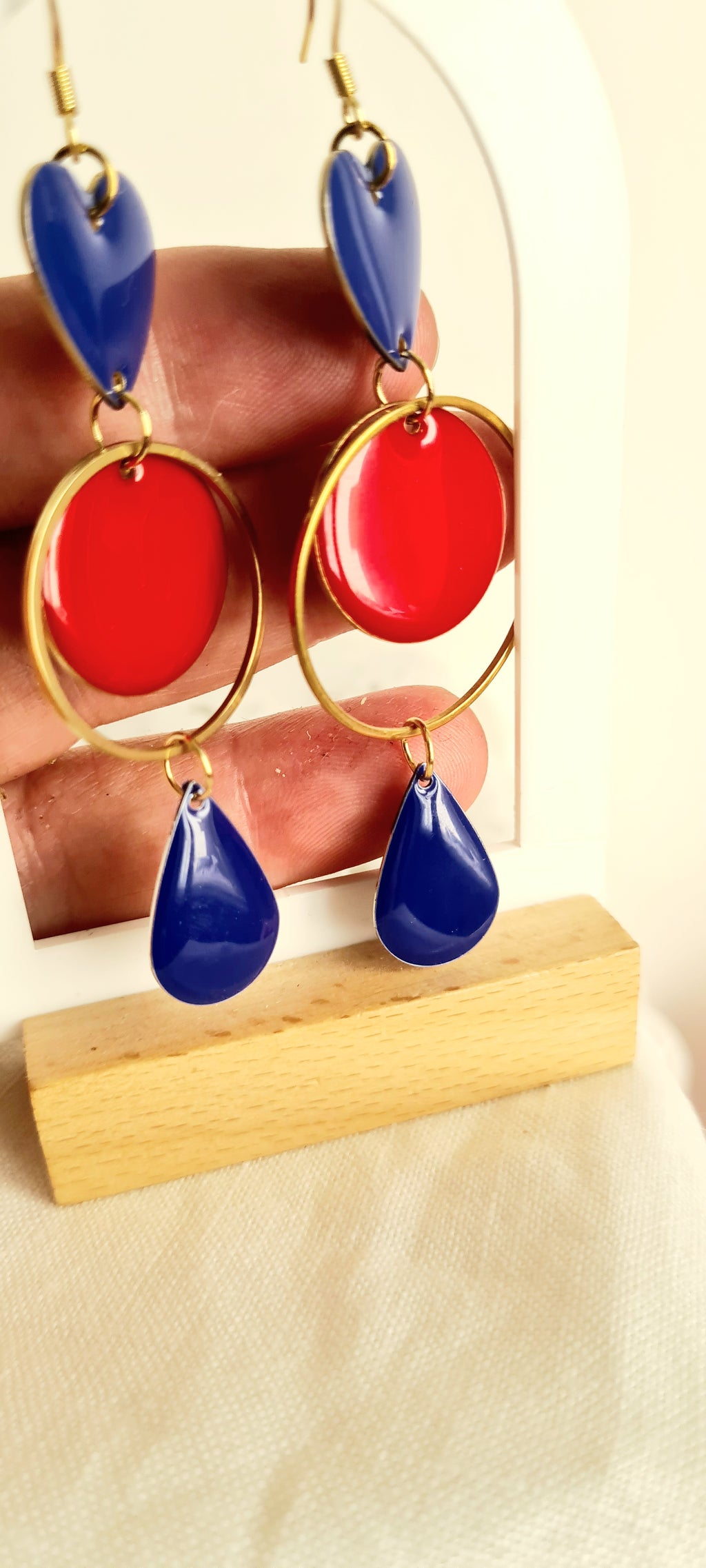 Boucles d'oreilles tendance barbara