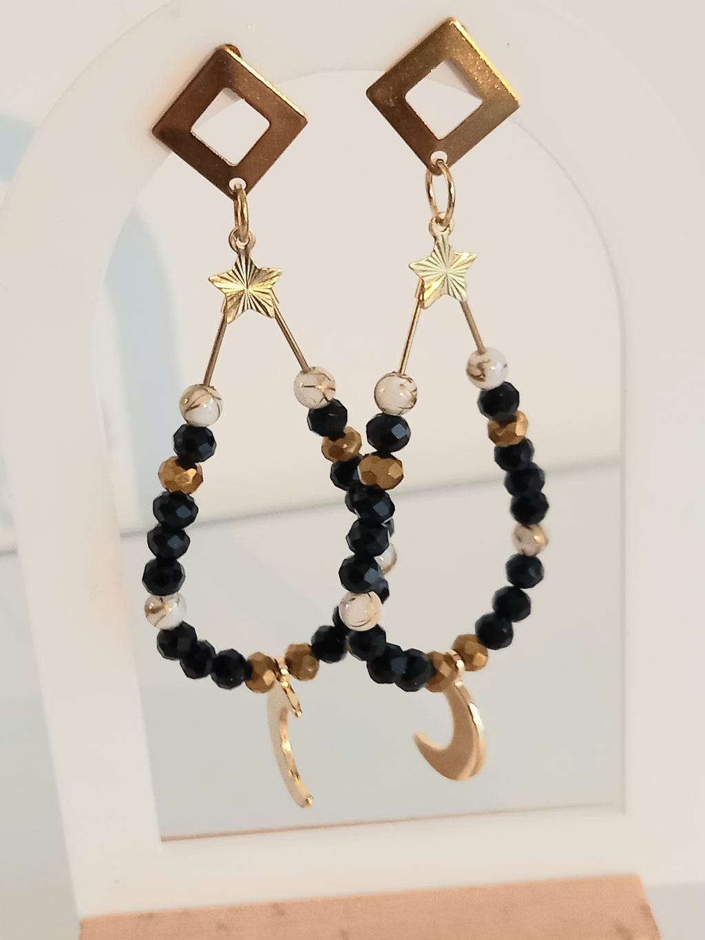 Boucles d'oreilles - Acier inoxydable élégantes soirée