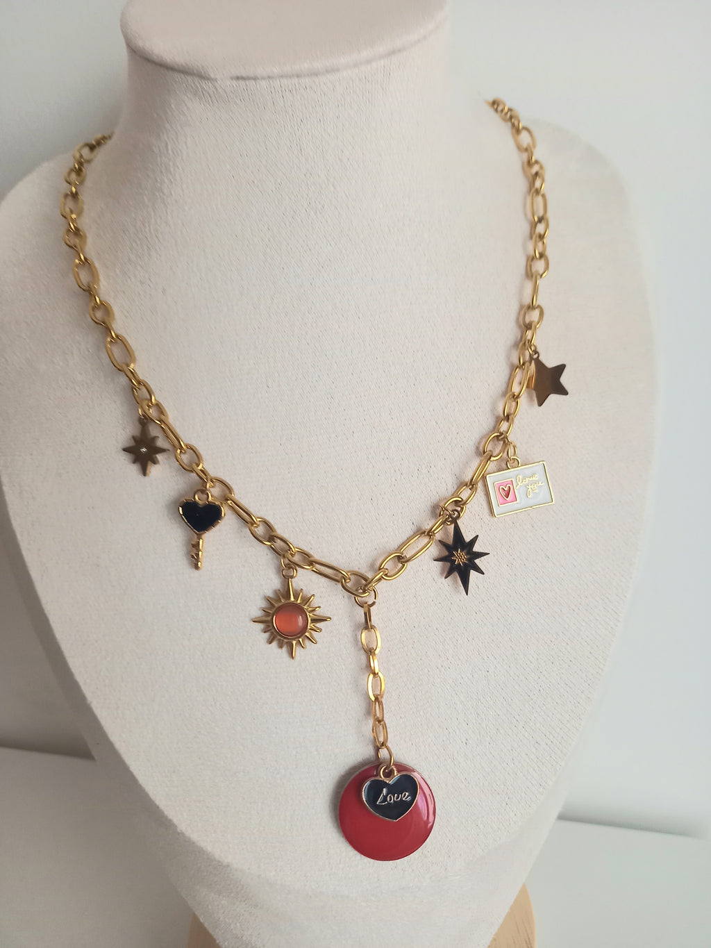 Collier  Acier Inoxydable Élégant