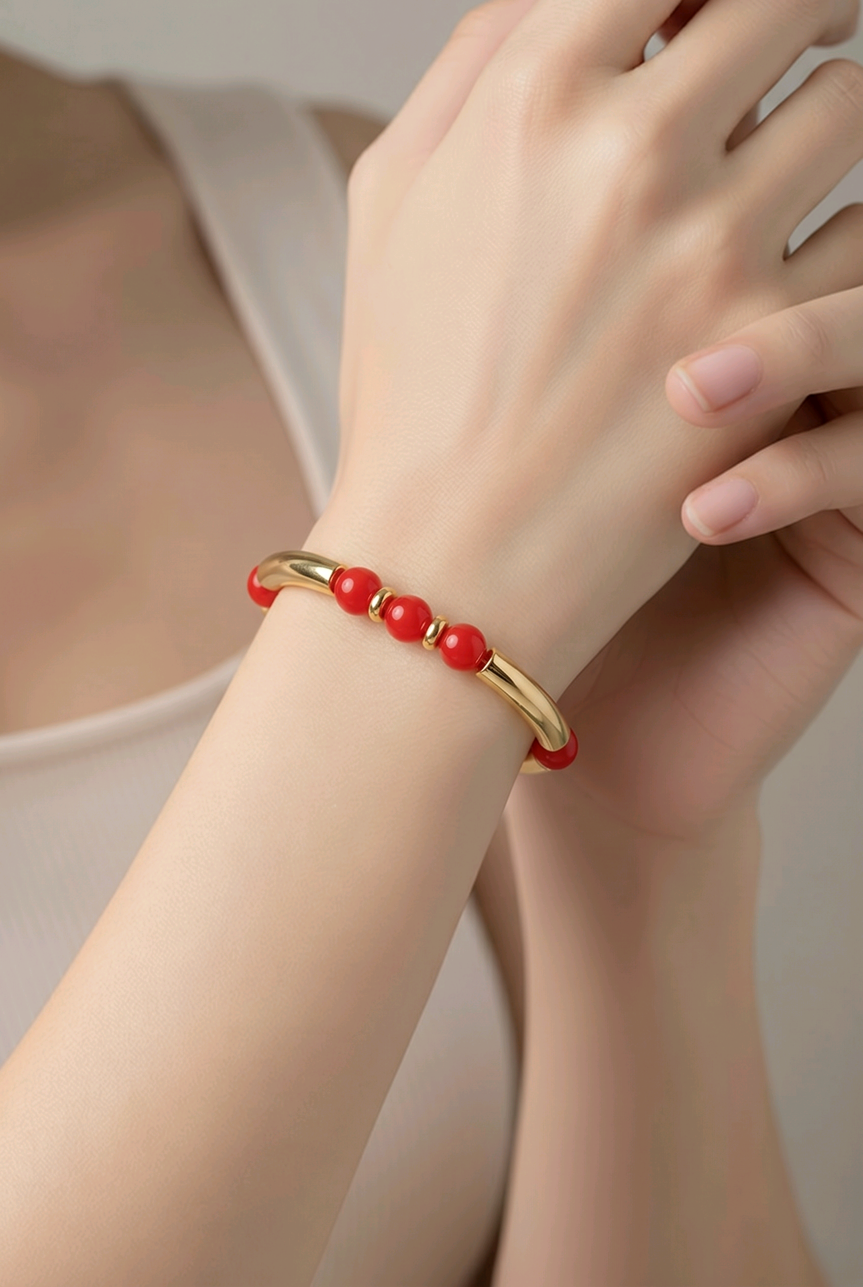 Bracelet élégant verre et lumière