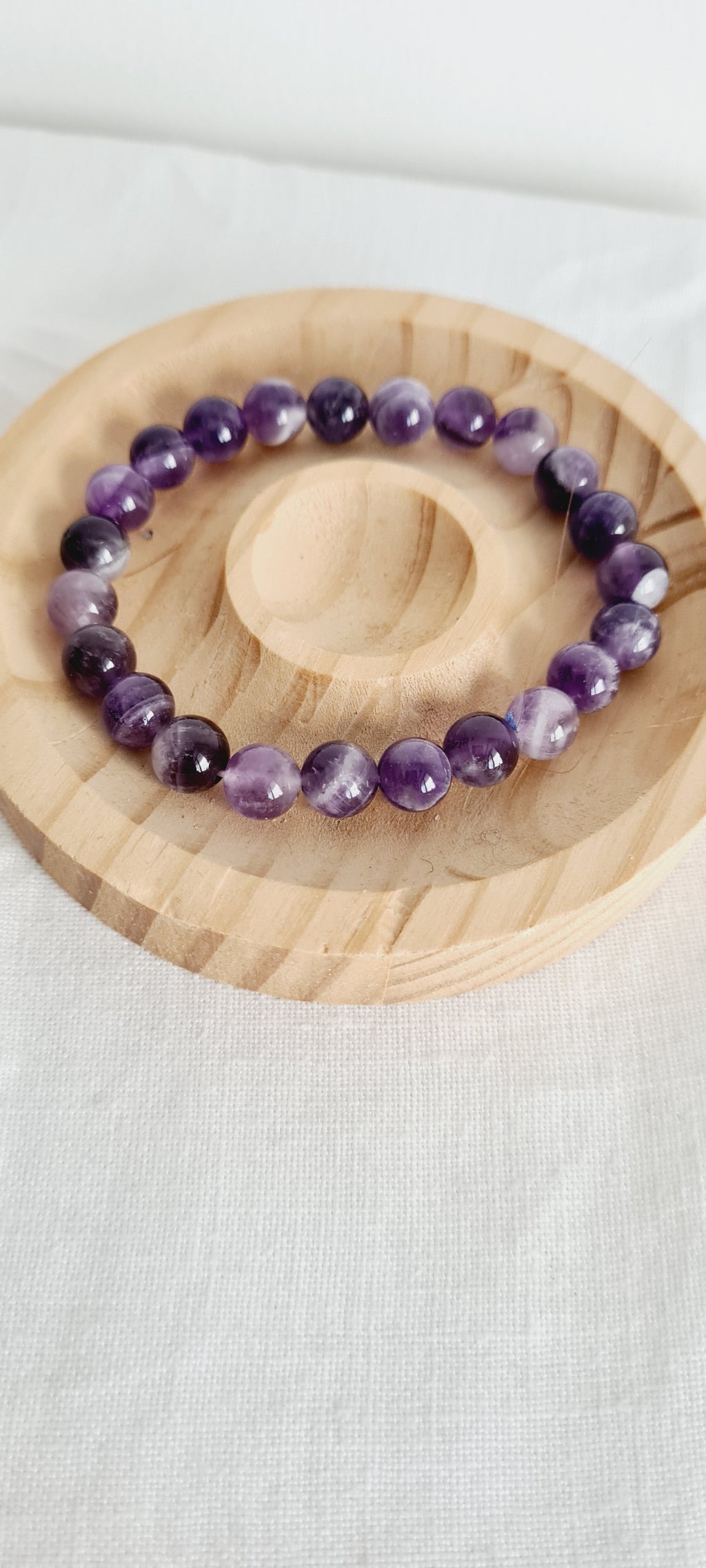 Set 3 Bracelets Améthyste – Lithothérapie, Fait Main France