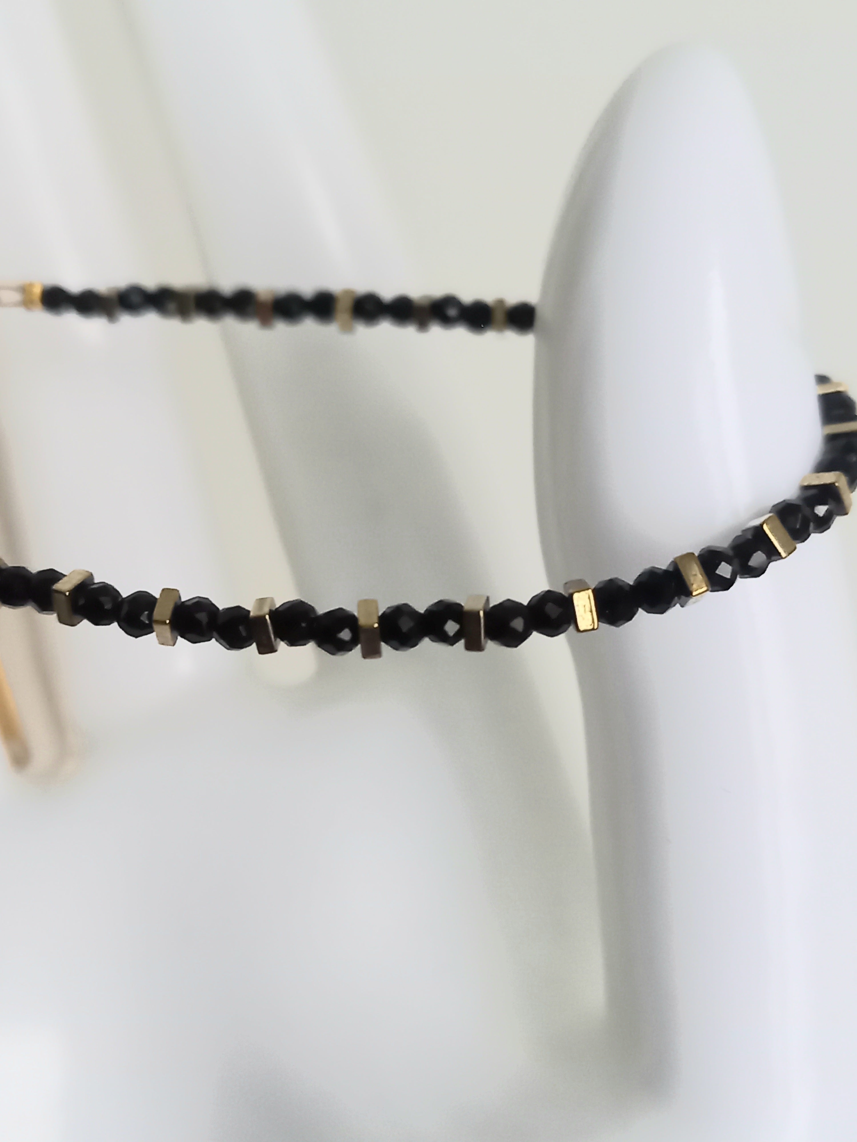 Bracelet acier inoxydable et pierre