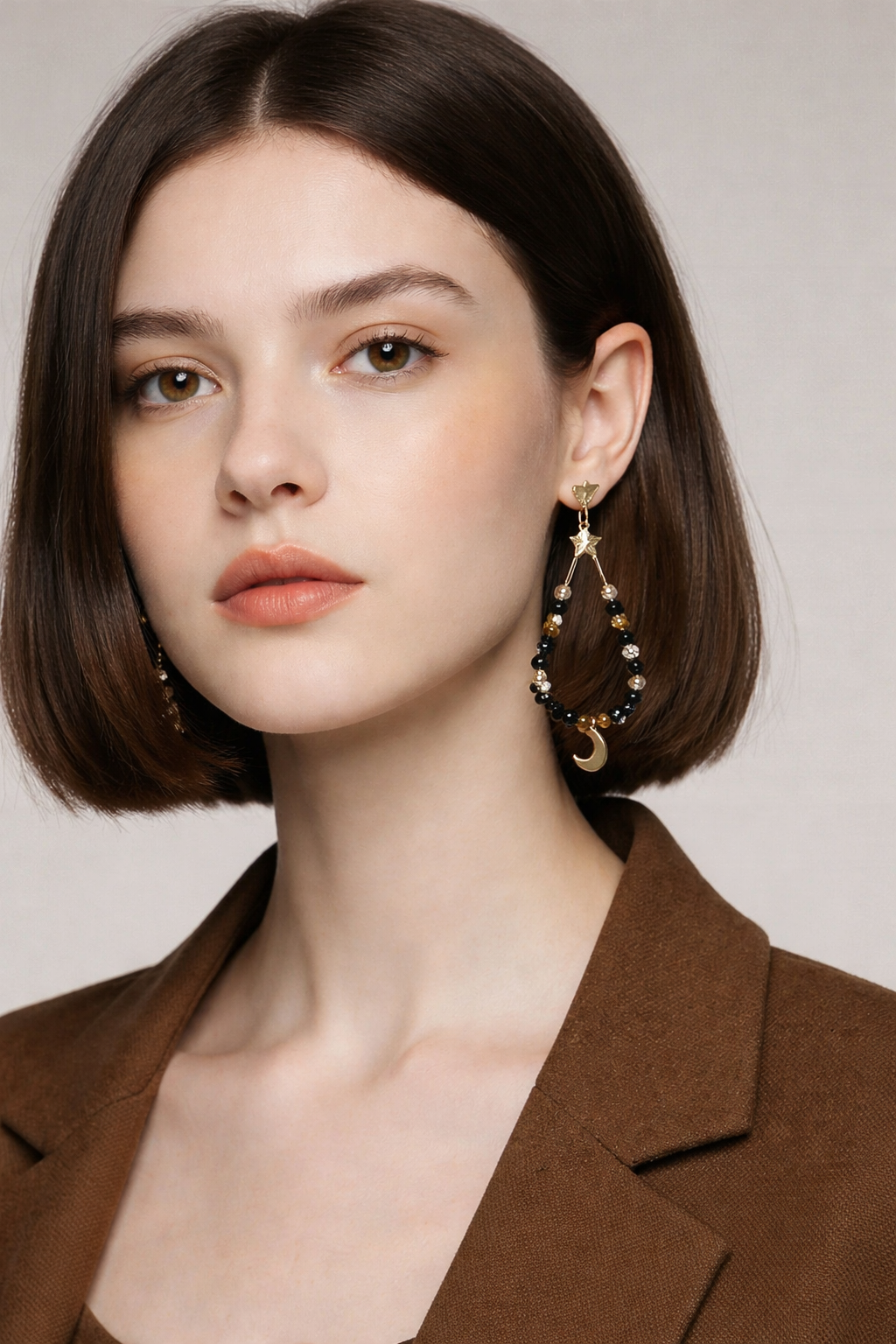 Boucles d'oreilles - Acier inoxydable élégantes soirée