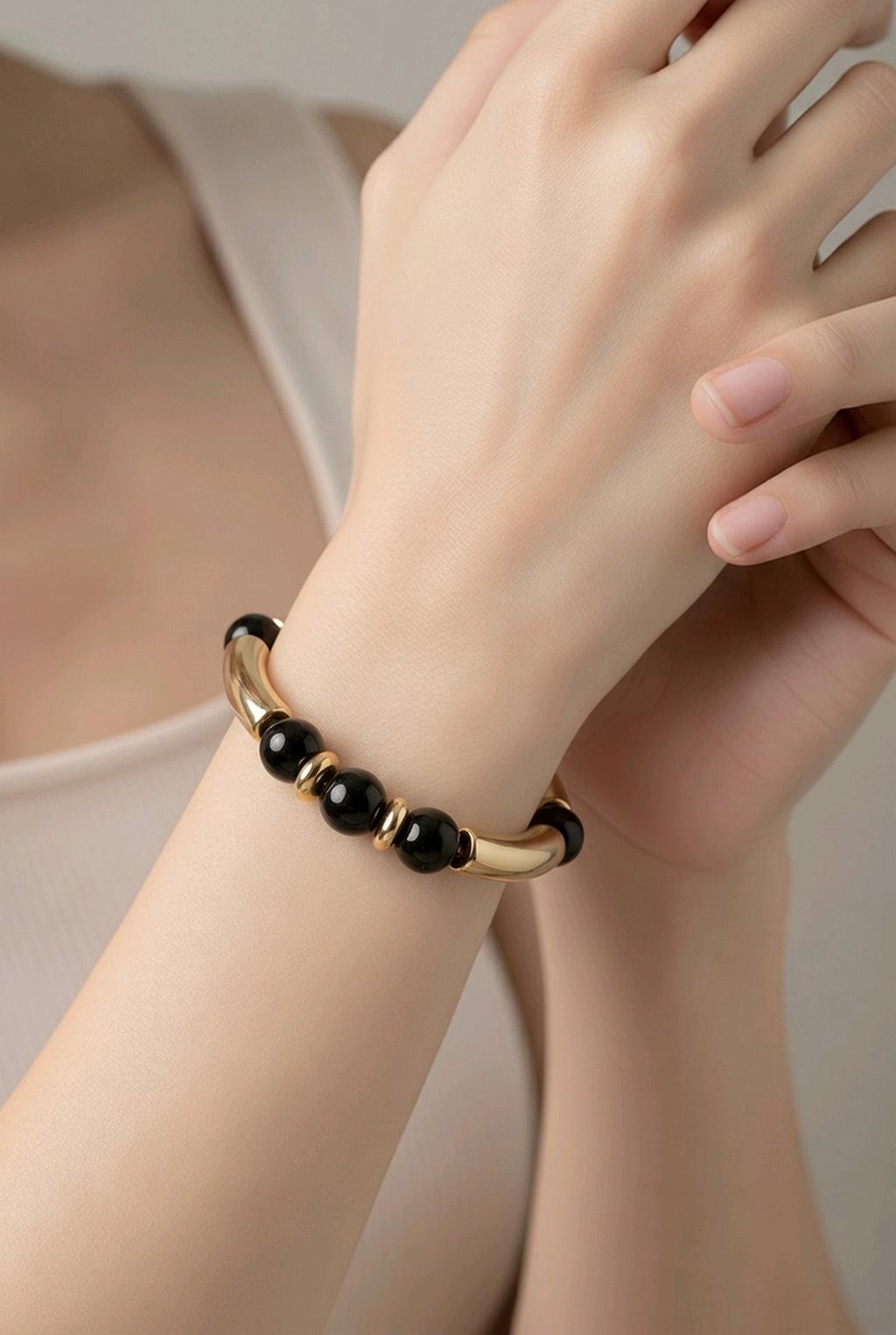 Bracelet élégant verre et lumière