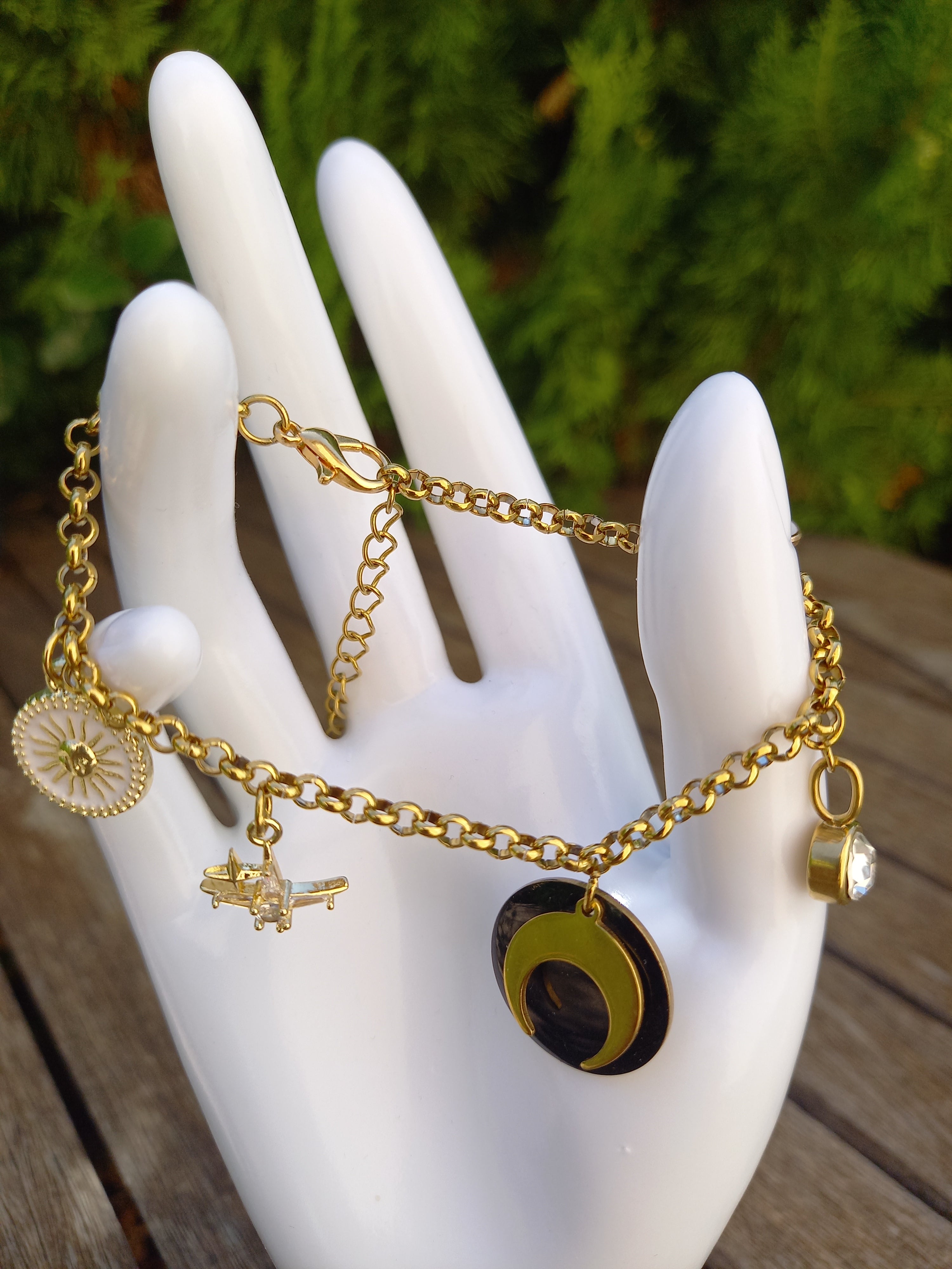 Bracelet acier inoxydable luna