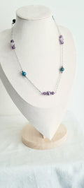 Collier Shanna – Améthyste & Apatite, Lithothérapie