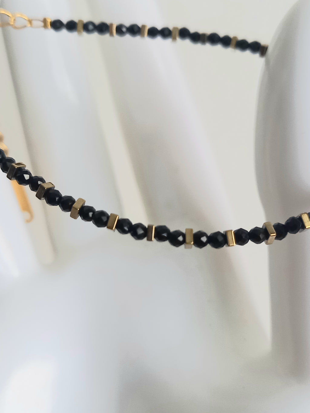 Bracelet acier inoxydable et pierre