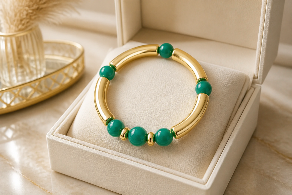 Bracelet élégant verre et lumière