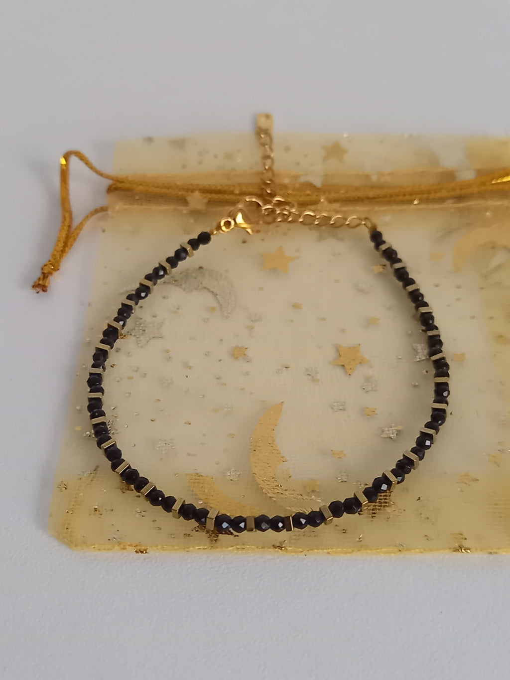 Bracelet acier inoxydable et pierre